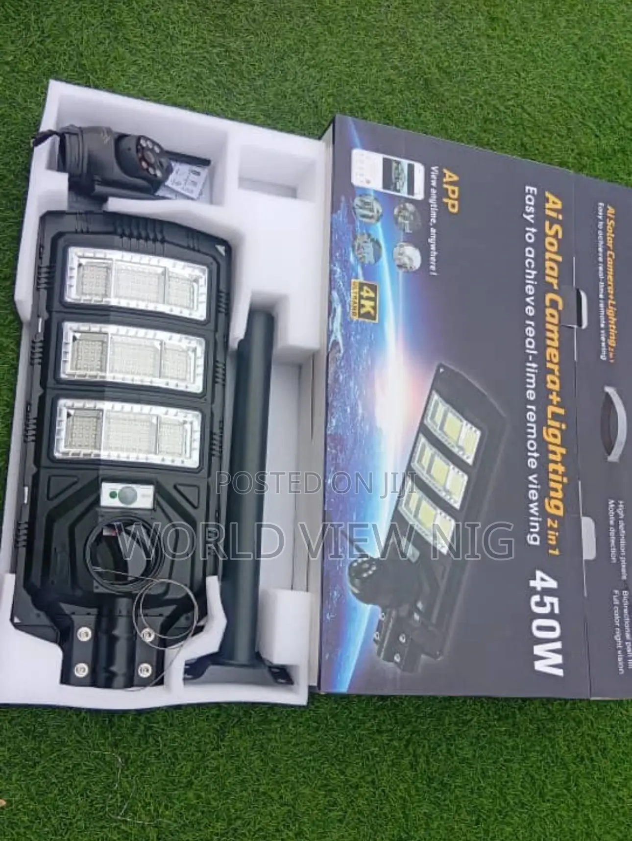 Solar Street Light With Single Lens CCTV Camera