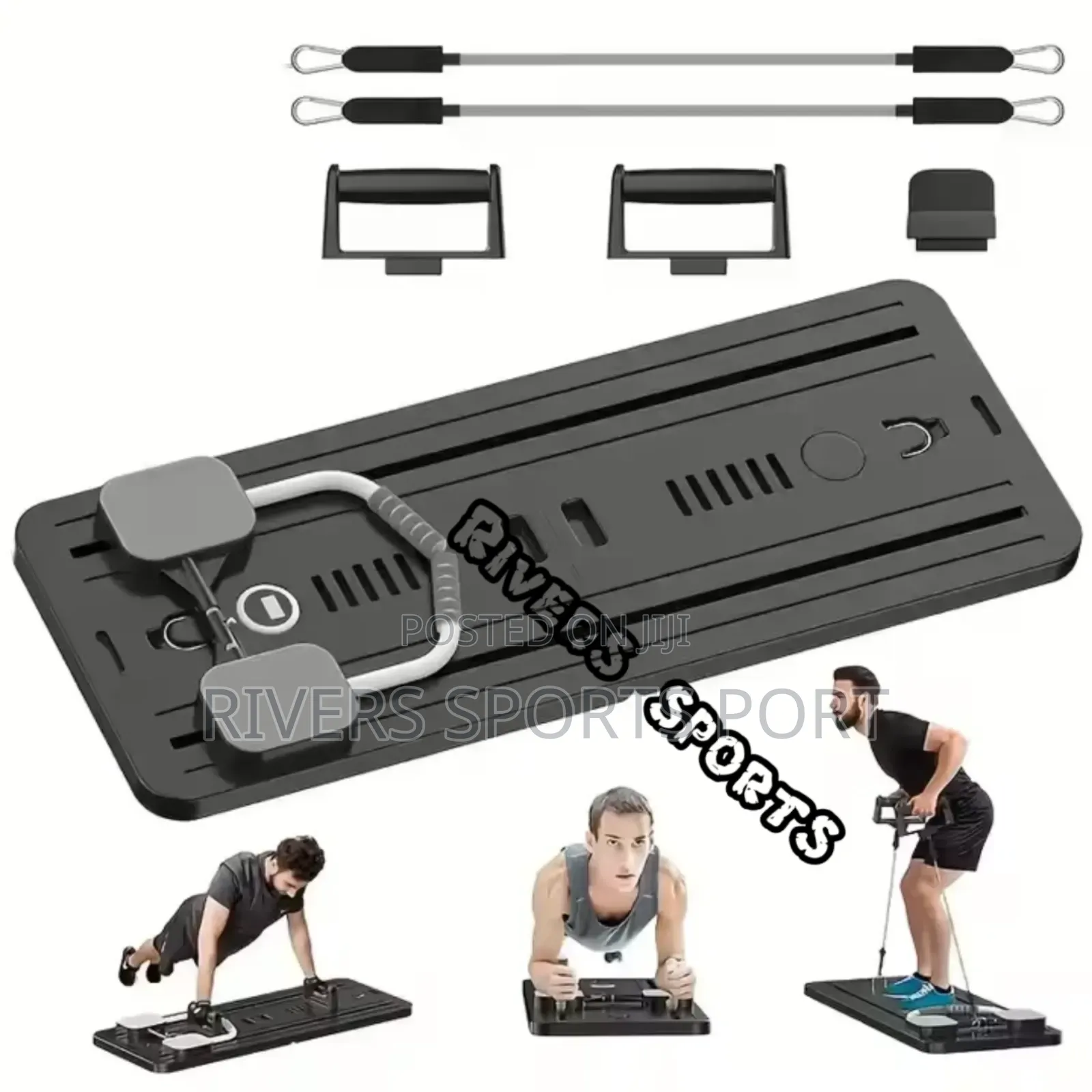 5in1 Abdominal Fitness Pilate Reformer Board With Push Up and Timer