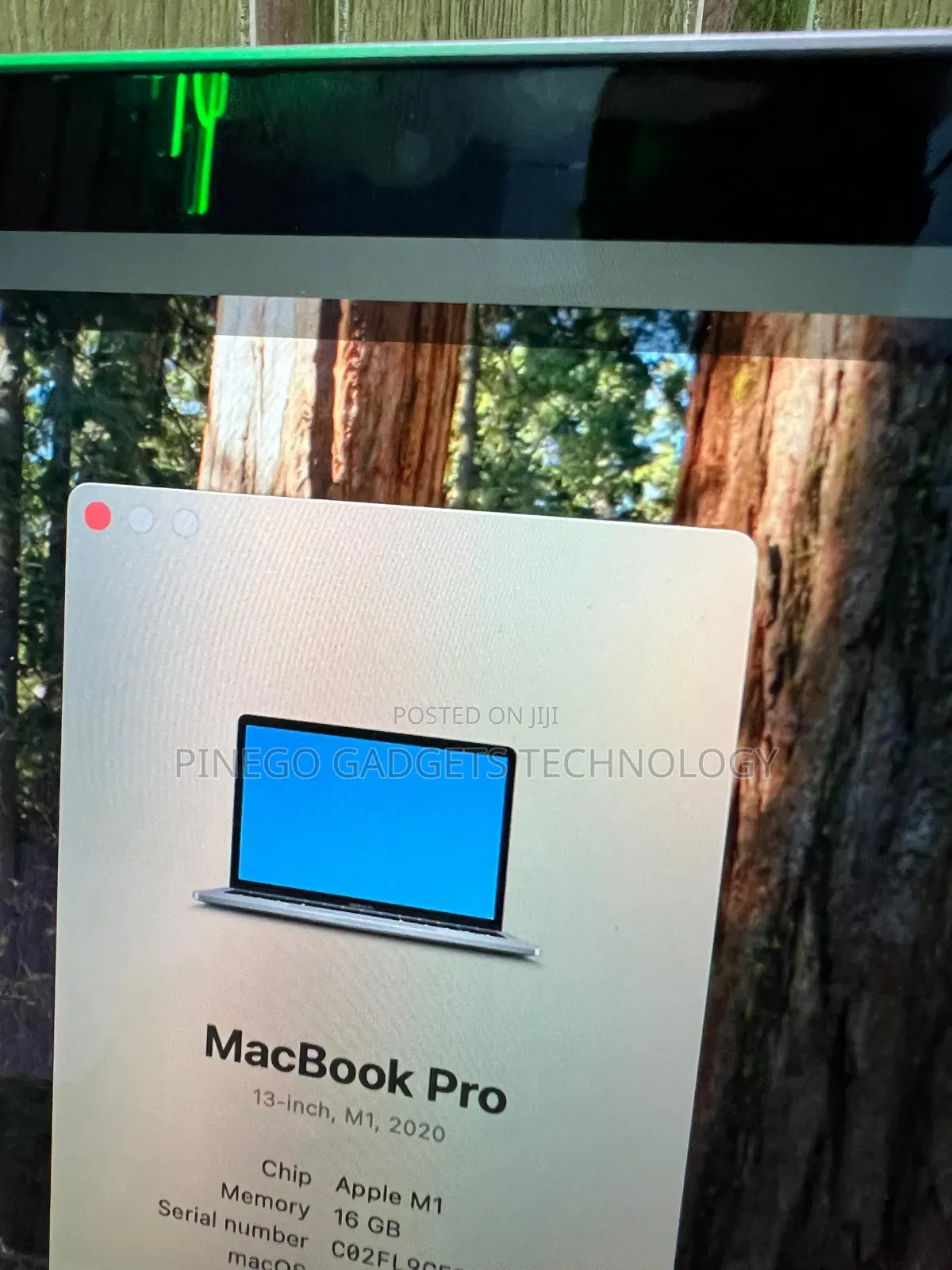 Laptop Apple MacBook Pro 2020 M1 16GB Apple M1 SSD 512GB