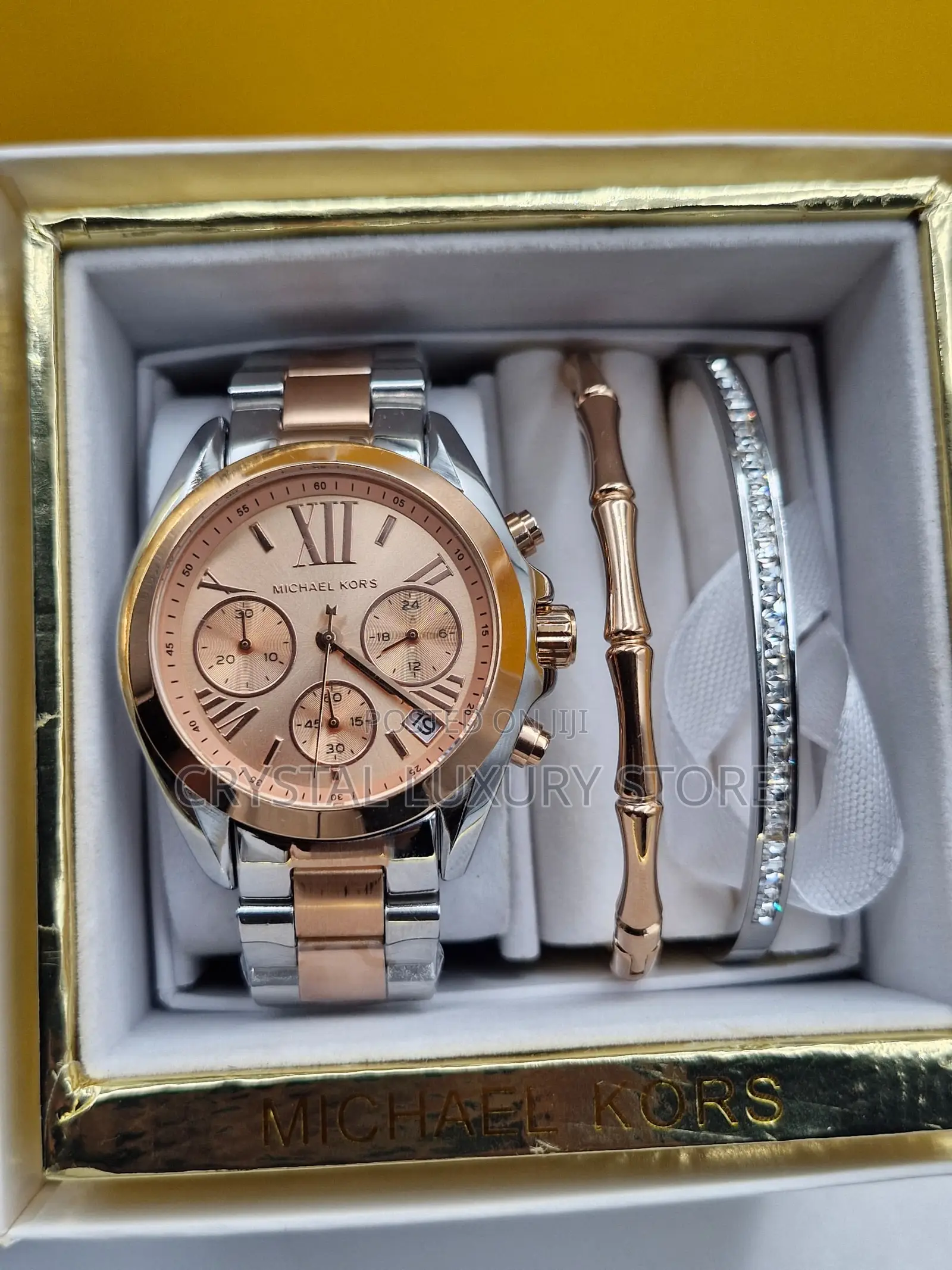 Micheal Kors Quality Luxury Men Chain Strap Wristwatch