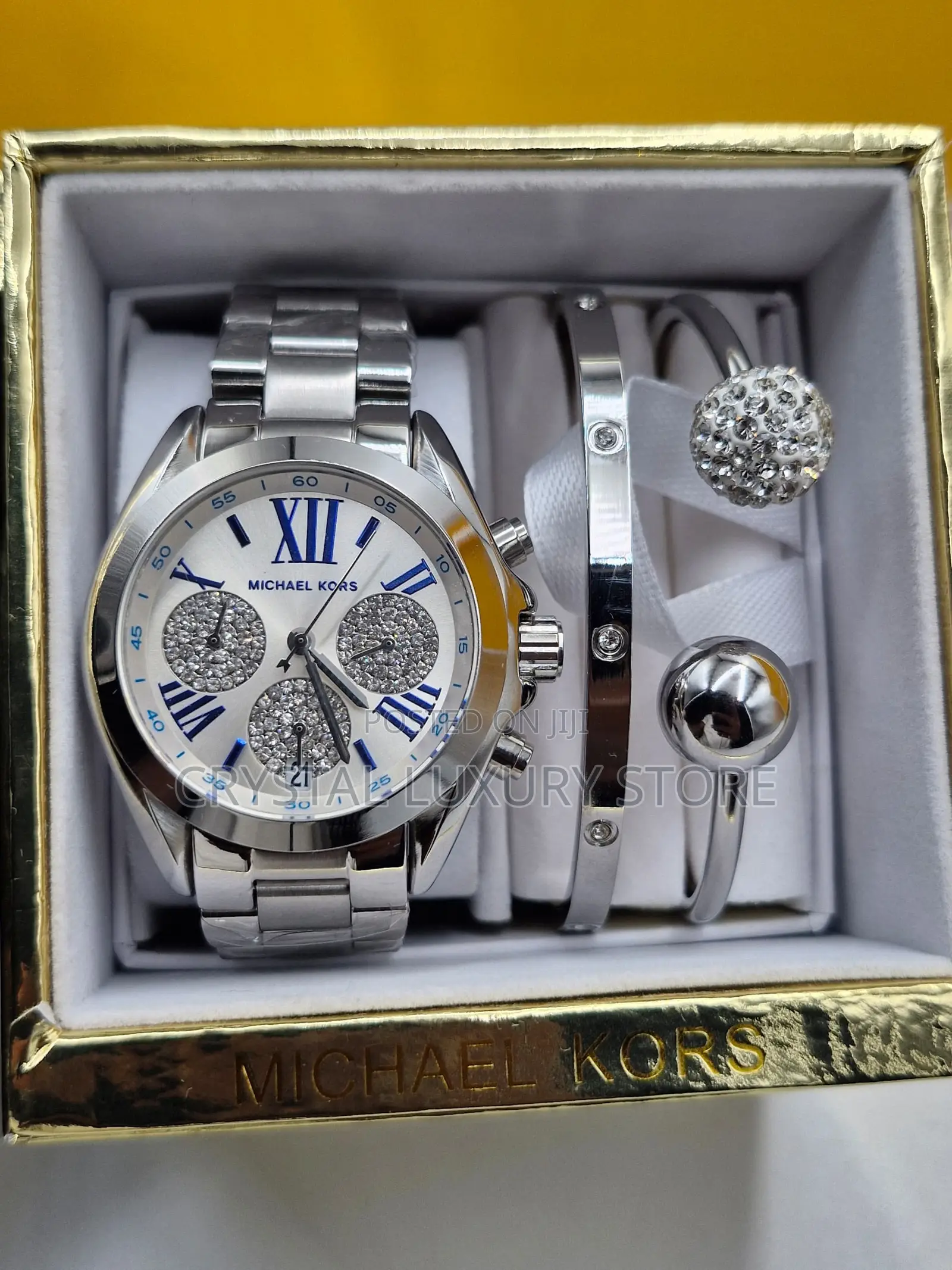 Micheal Kors Quality Luxury Men Chain Strap Wristwatch