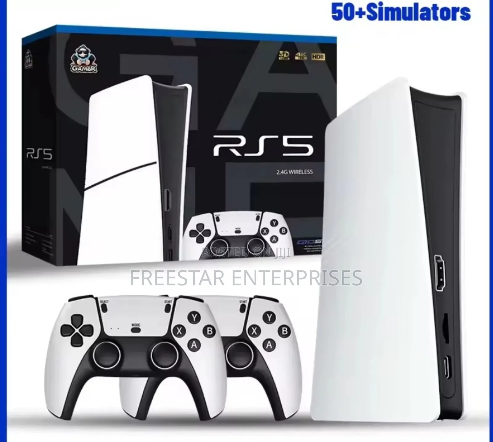 Rs5 Game Box 46,000 Games Wireless Hdmi (Ps5 Game Console Replica)