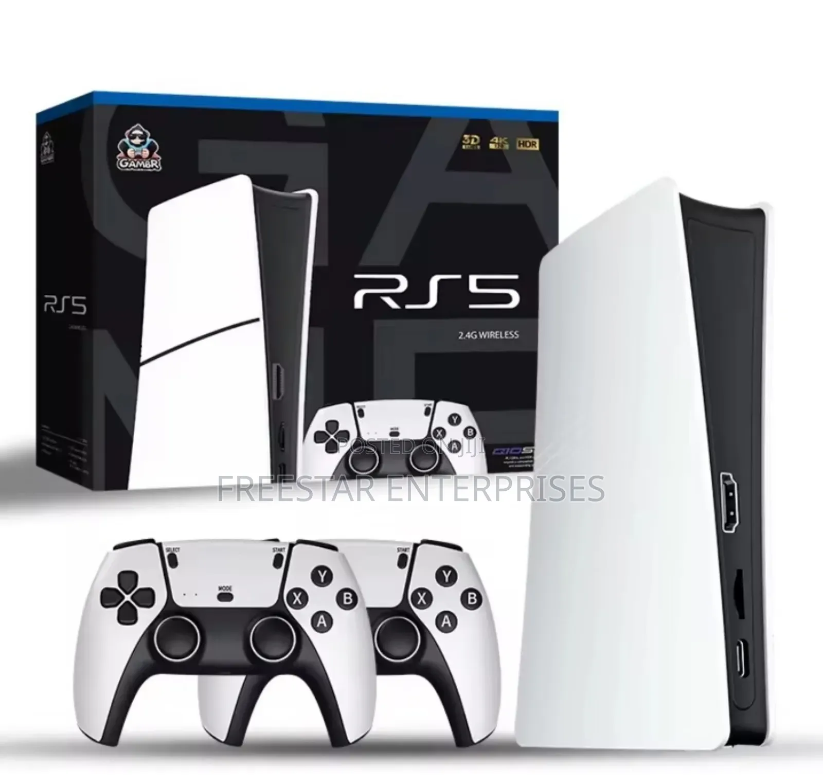Rs5 Game Box 46,000 Games Wireless Hdmi (Ps5 Game Console Replica)