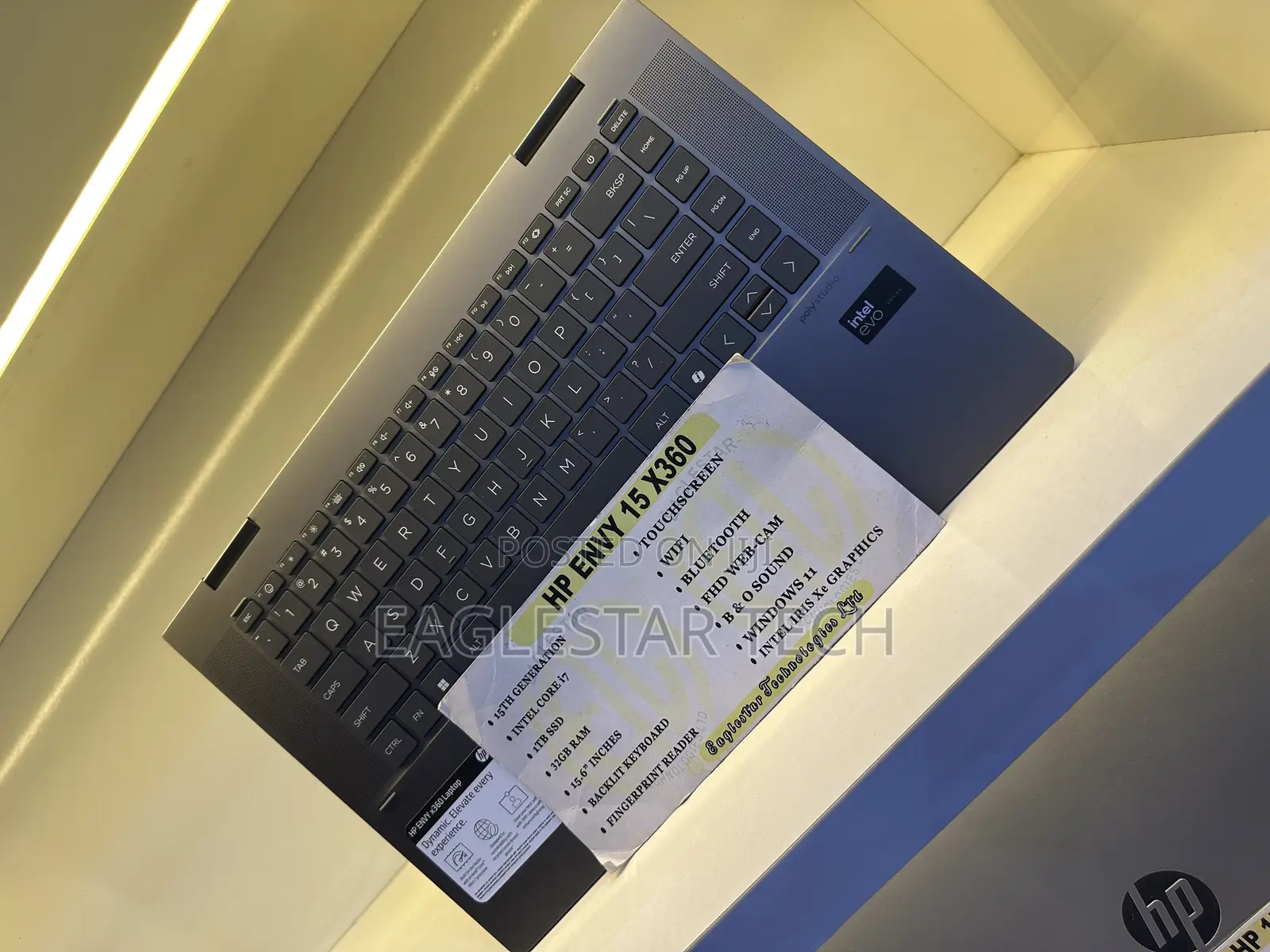 New Laptop HP Envy X360 32GB Intel Core Ultra 7 SSD 1T