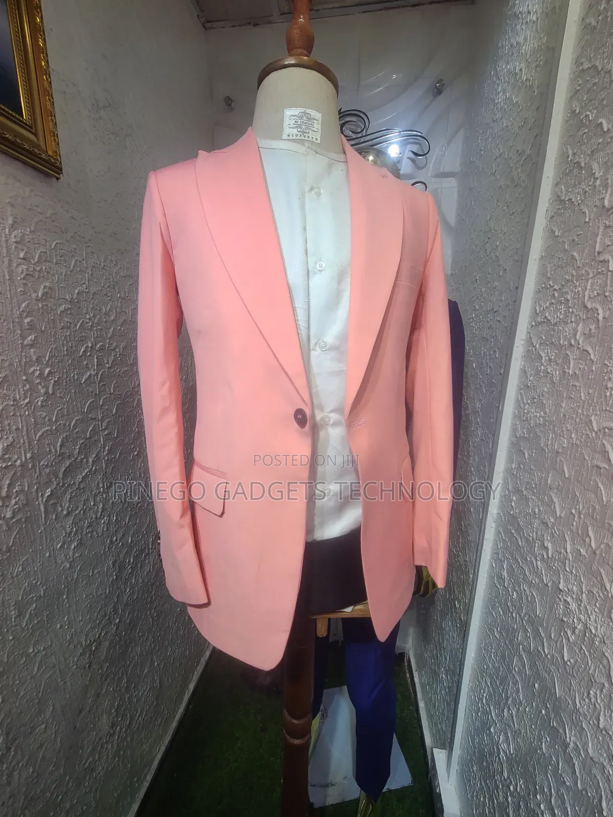 Designer Pink Suit Ready-Made Suits at Jerrysmartbest Collections