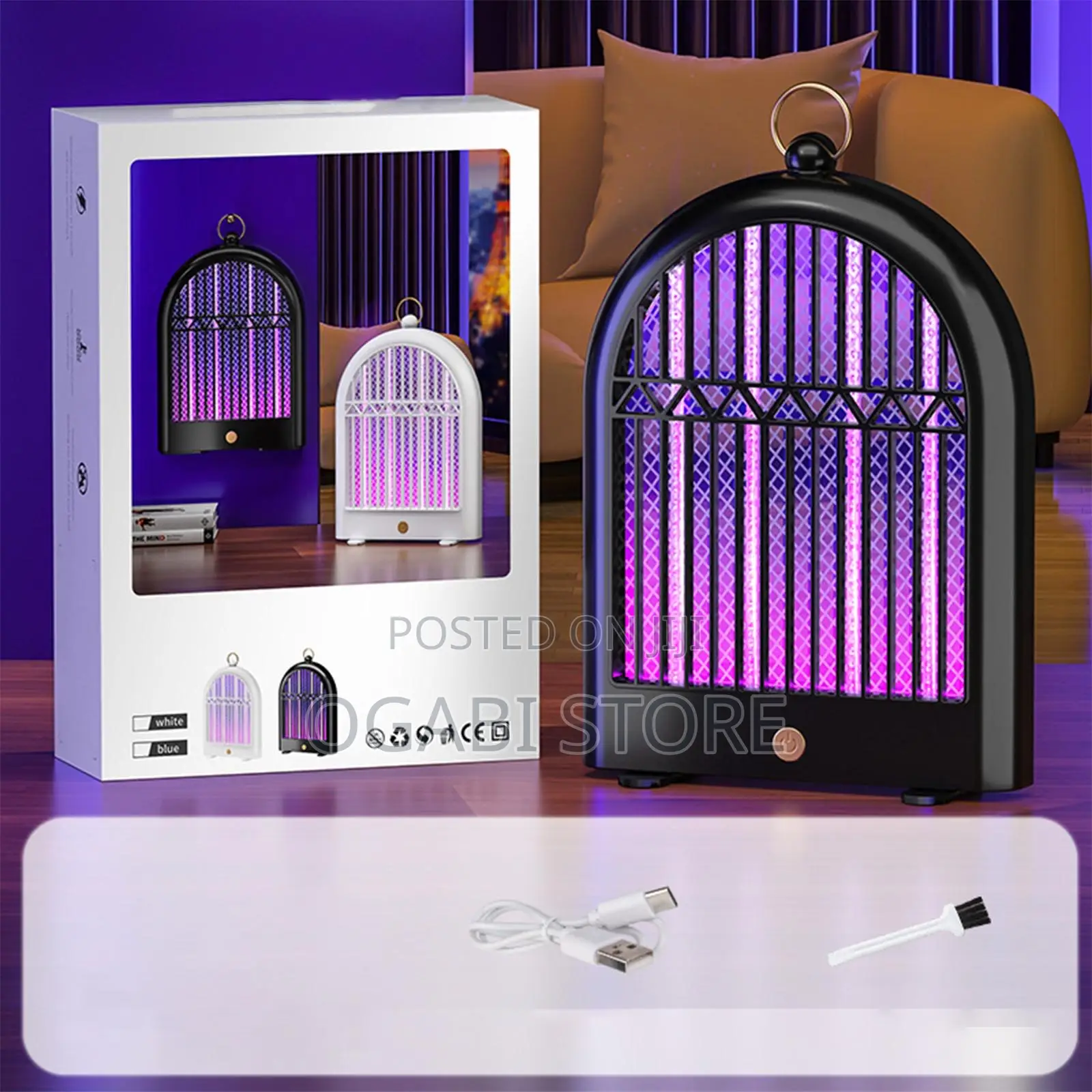 Rechargeable Mosquito Killer Lamp With Hook