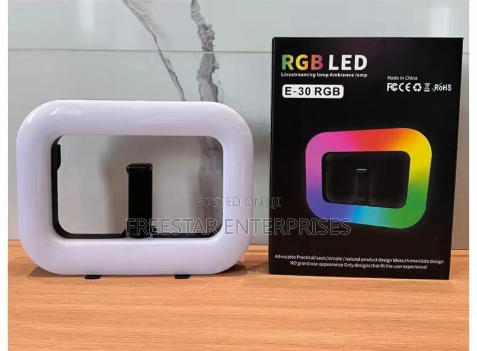 Handheld Led RGB Ring Light Selfie Light Phone Video Stabilizer