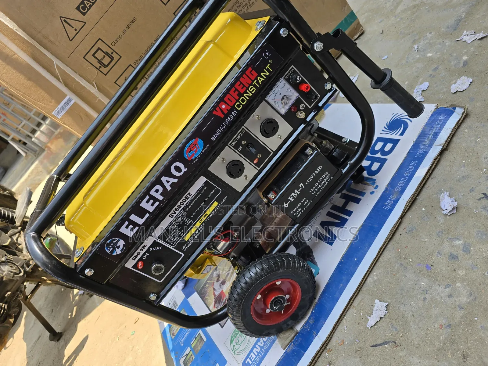 Elepaq Constant Petrol Gen Model Sv6800e2 100% Copper Coil(4.5kva)