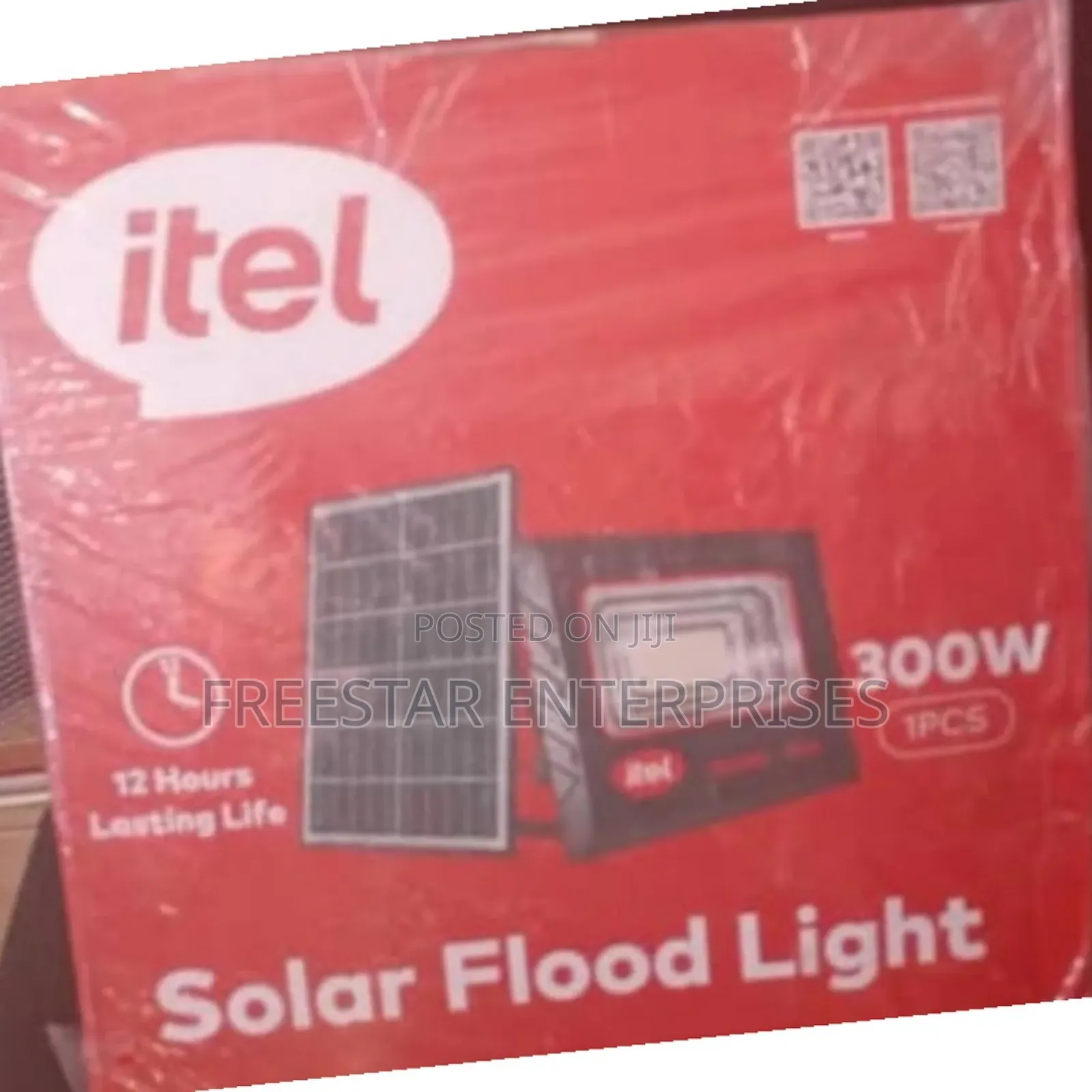 Itel 300w Solar Flood Light.