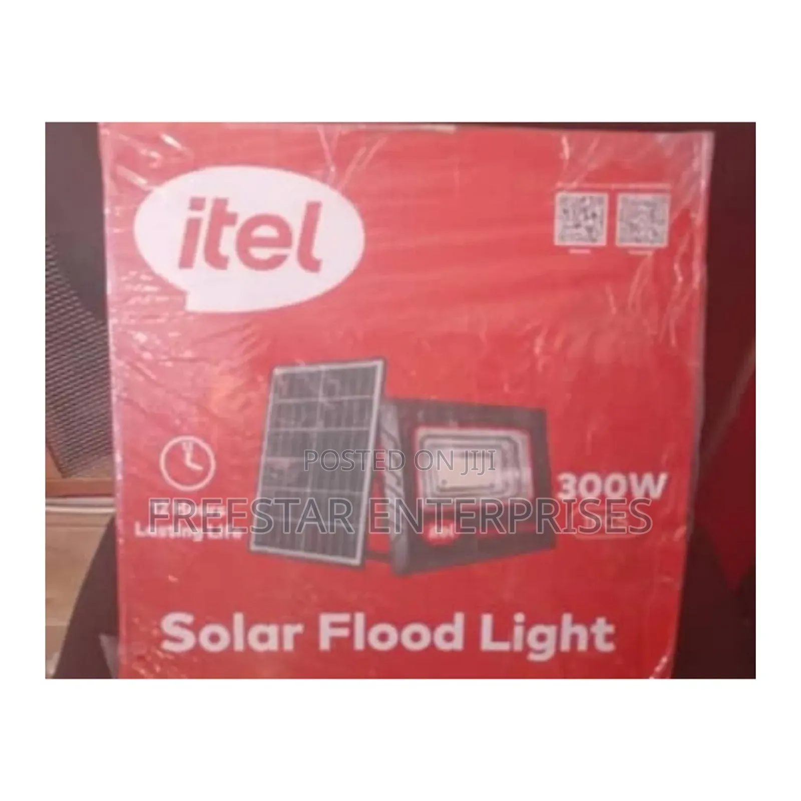 Itel 300w Solar Flood Light.
