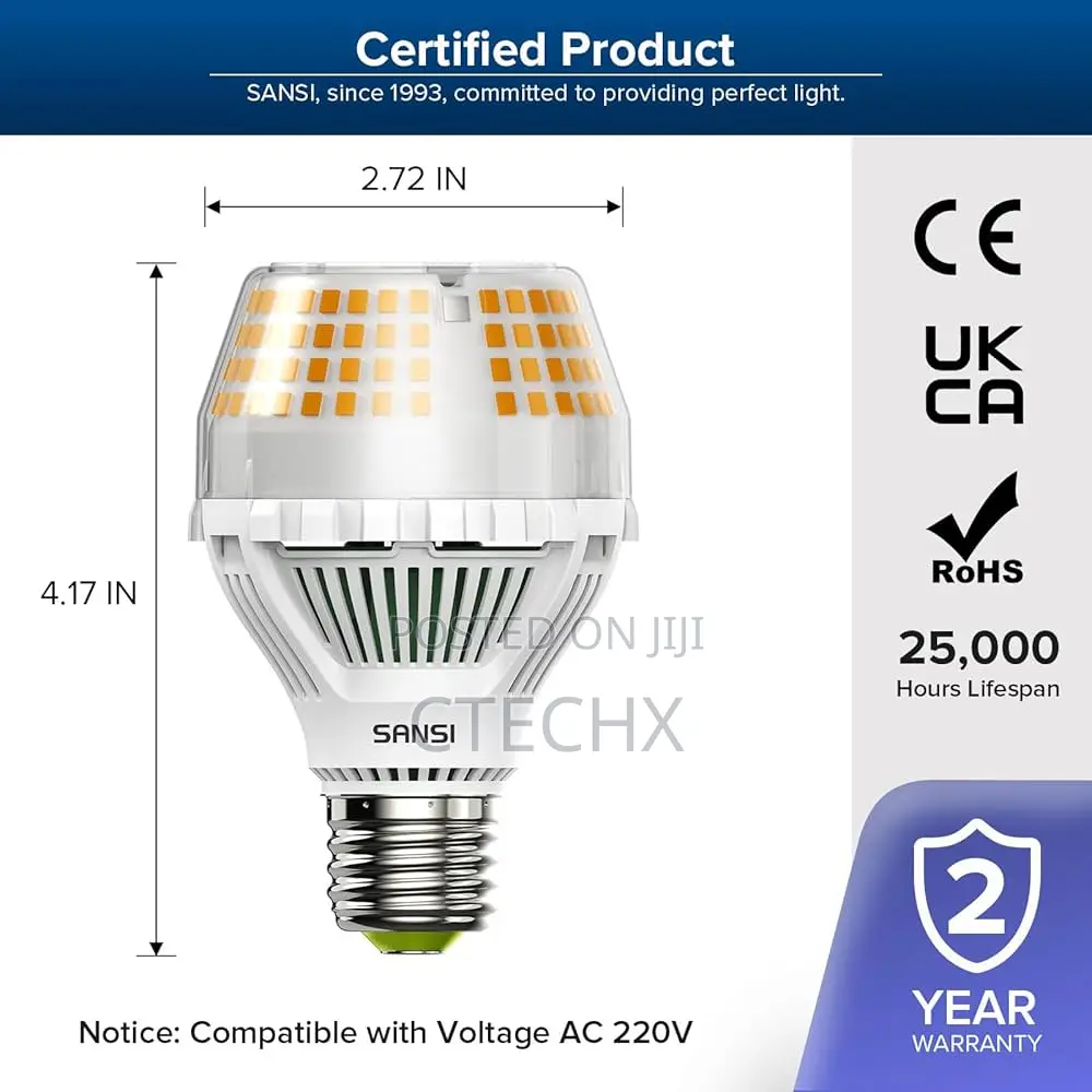 Sansi 25w Led Light Bulb Not Dimmable 250w Equivalent. Long Lifespan