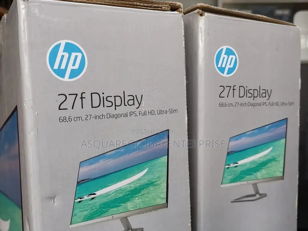 Brand New Hp 27f 27 Inch 1080p FHD Ips Edge to Edge Monitors