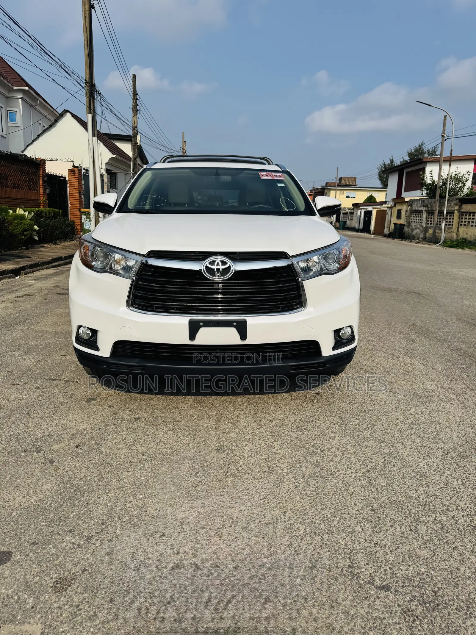 Toyota Highlander XLE V6 4x2 (3.5L 6cyl 6A) 2016 White