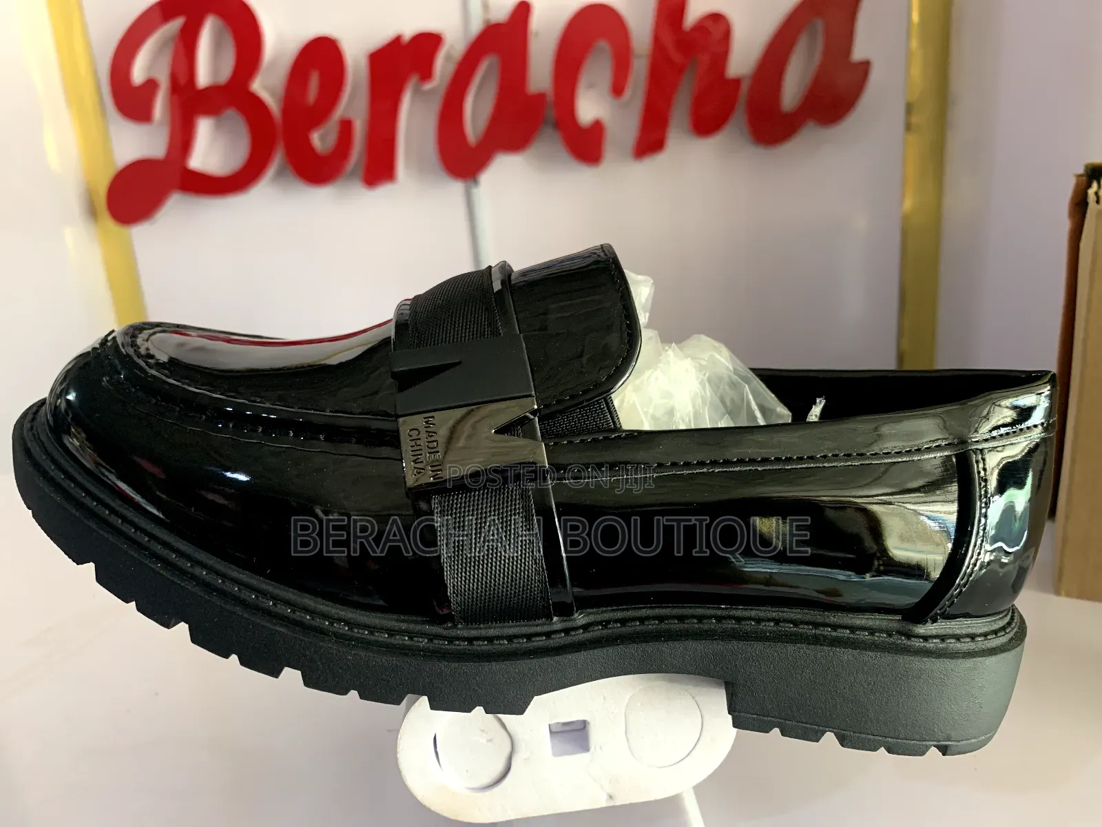 Conoli Comfort Black School Shoes