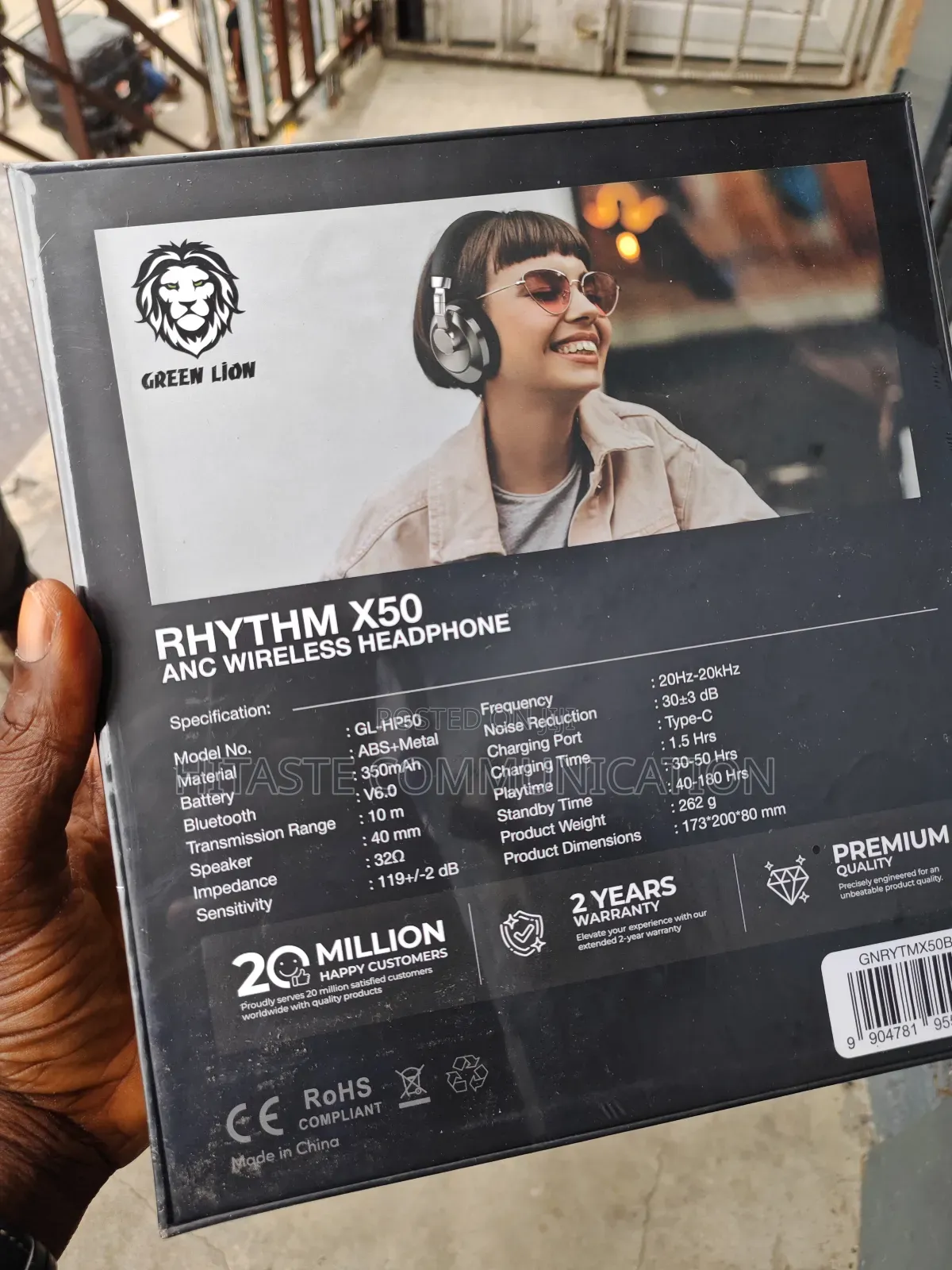 Green Lion Rhythm X50 Hybrid Anc
