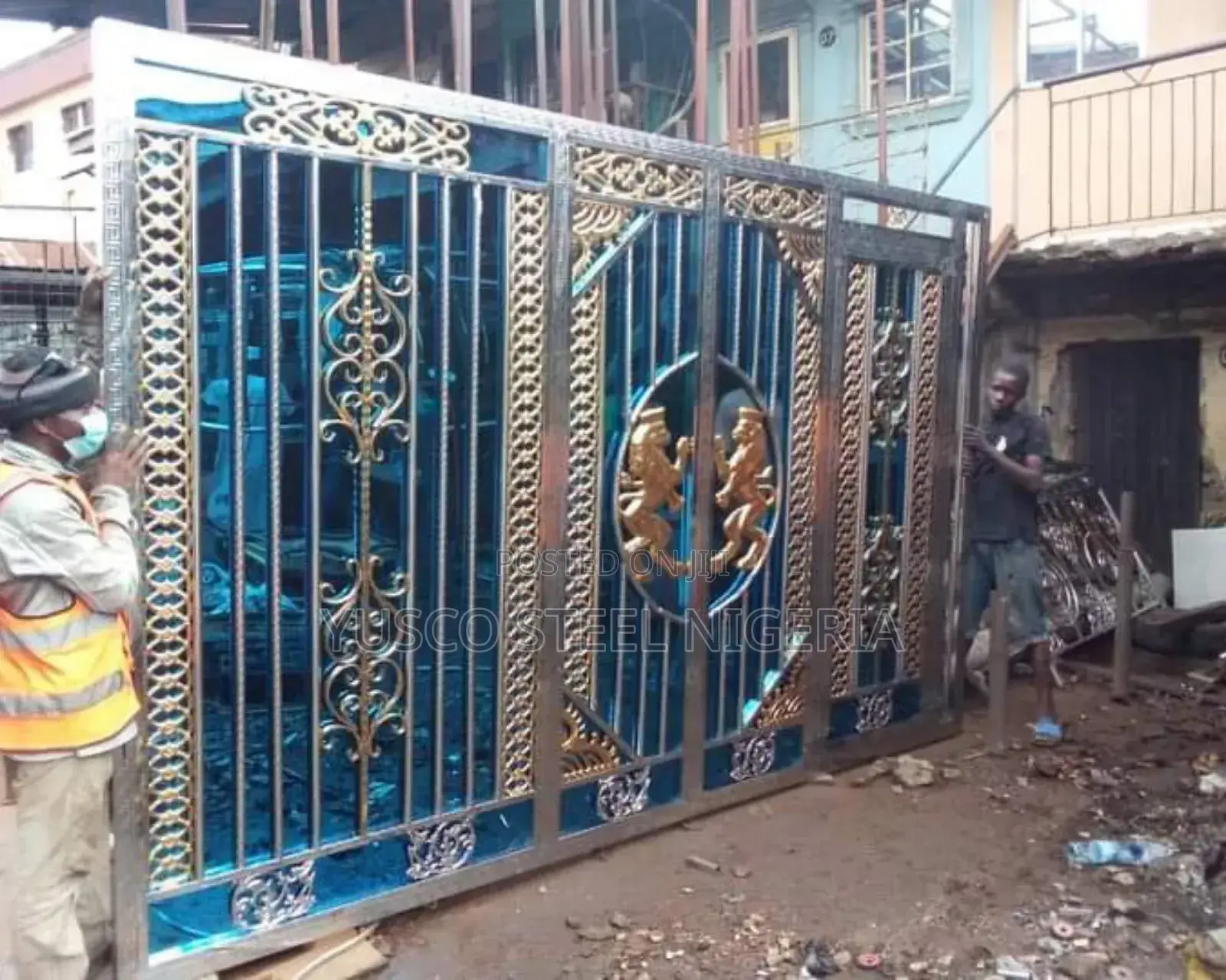 Stainless Steel Blue Gate