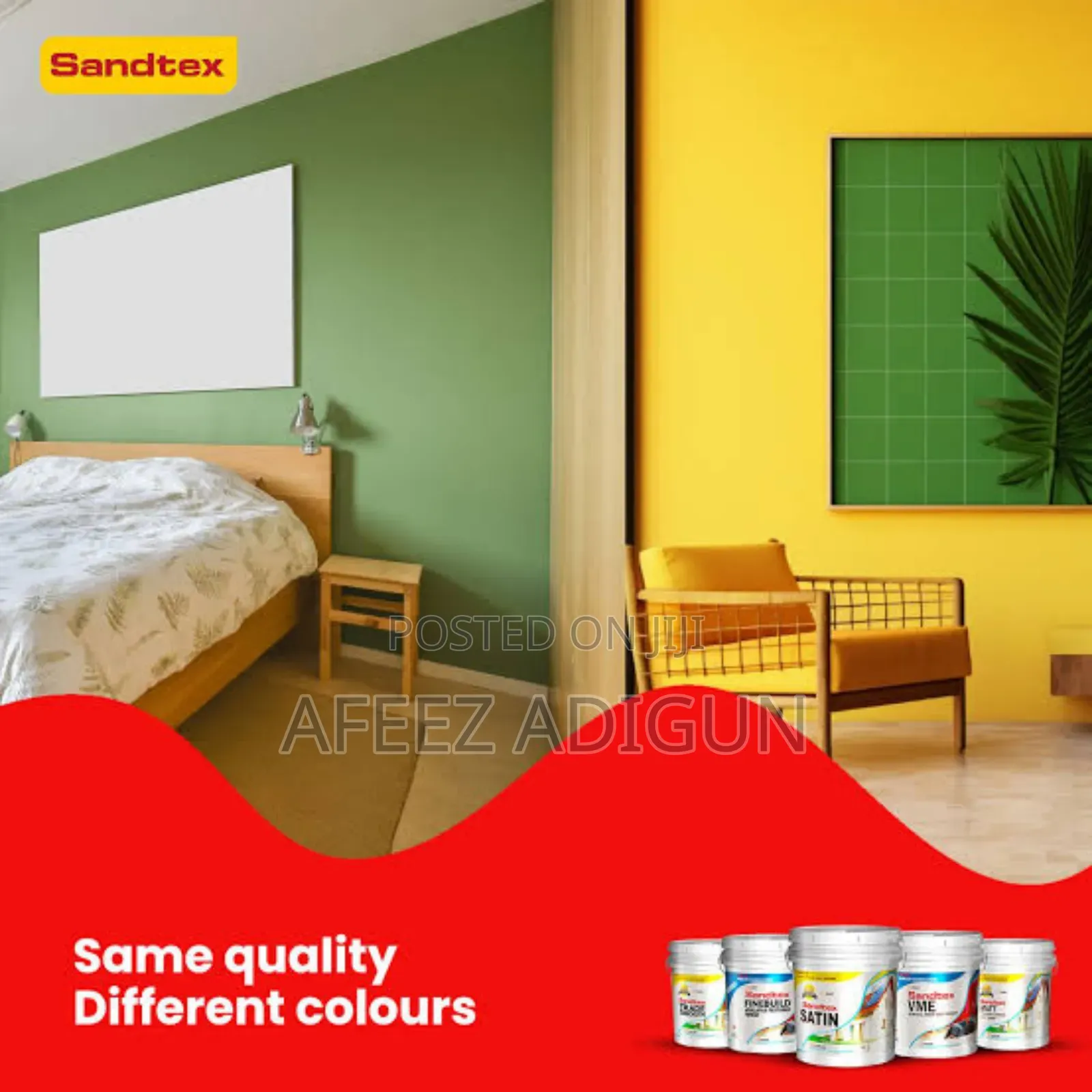 Sandtex Satin White 20l (High Sheen With Mild Washable Features)