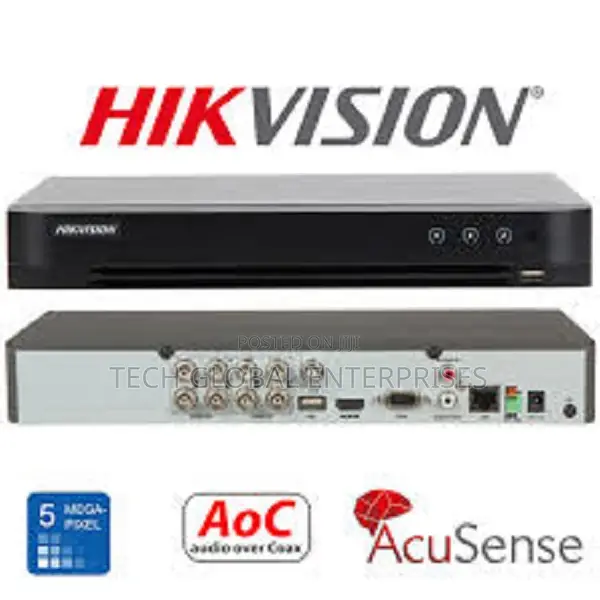 Hikvision Ids-7208hqhi-M1/E 4-Ch 1080p 1u H.265 Acusense DVR