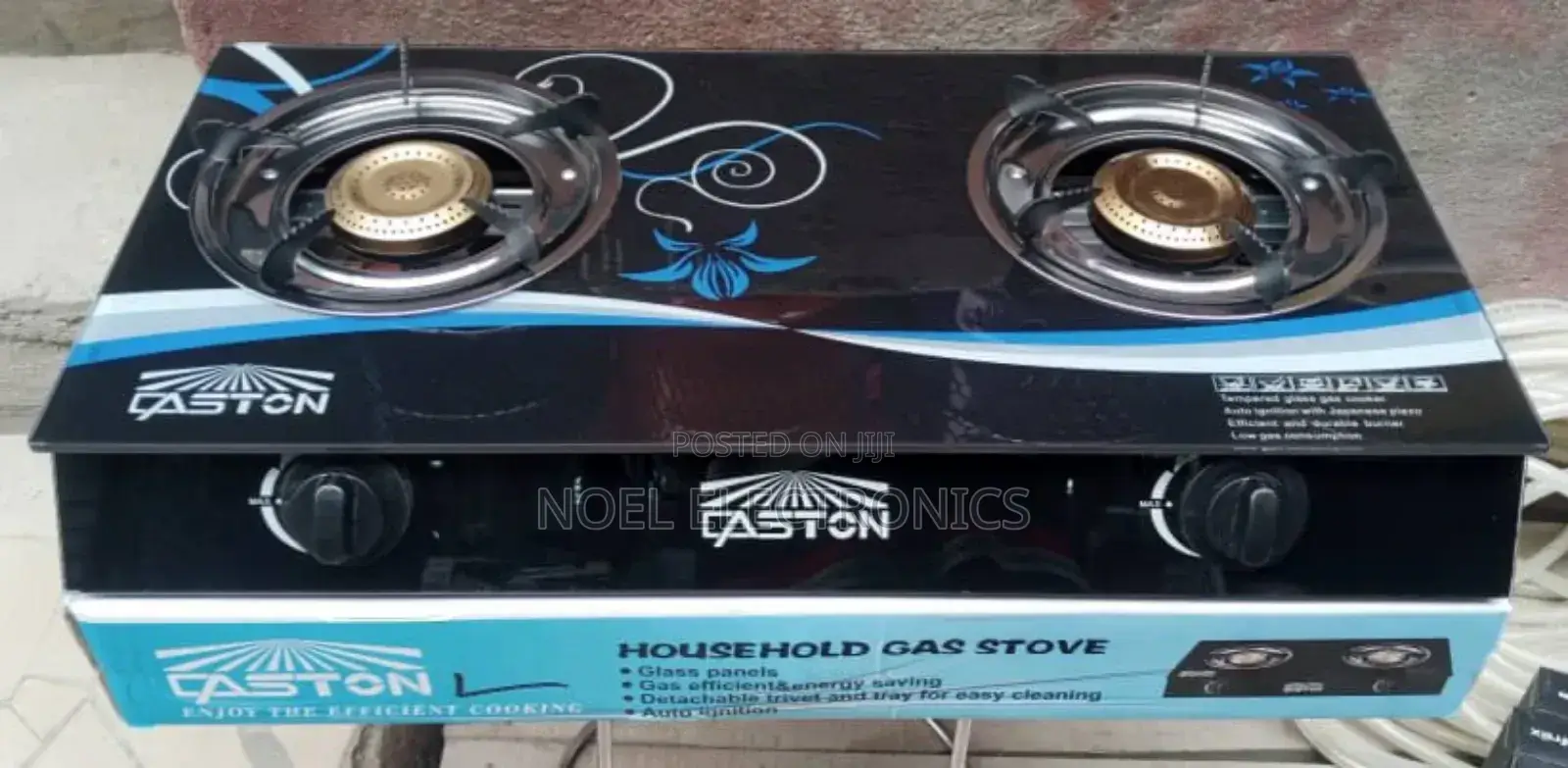Qaston 2bn Glass Gas Cooker