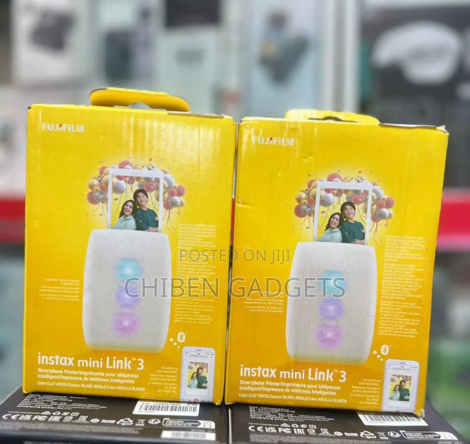 Fujifilm Instax Mini Link 3 Smartphone Printer Clay White