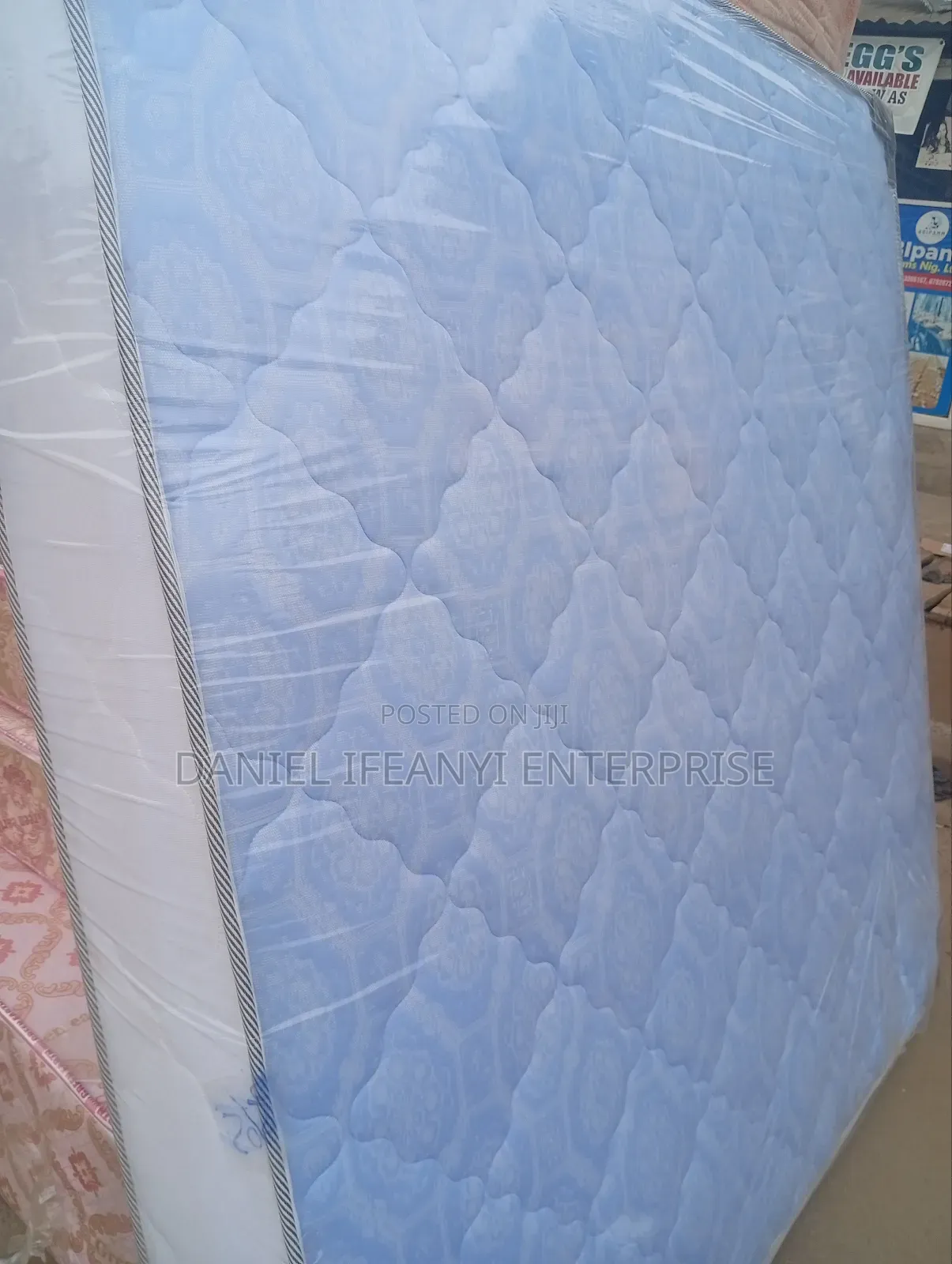 6ft by 6ft by 10inches Green Earth Semi Orthopaedic Mattress