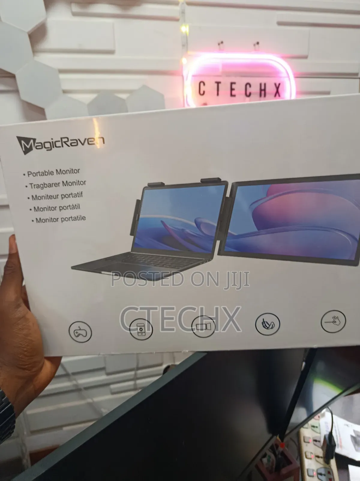Portable Monitor for Laptops 14"-16" With Usb-C/Hdmi Port