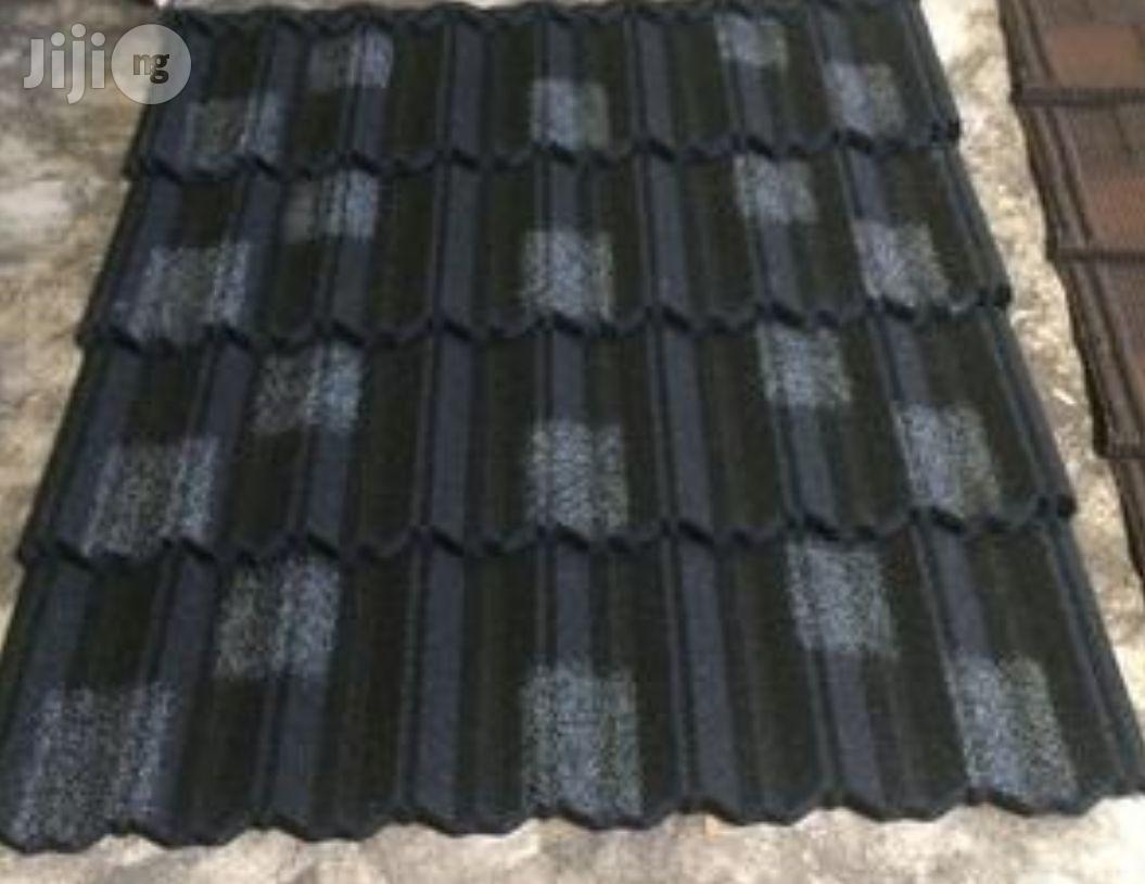Black Bond and Classic Stone Tiles in Lagos Nig