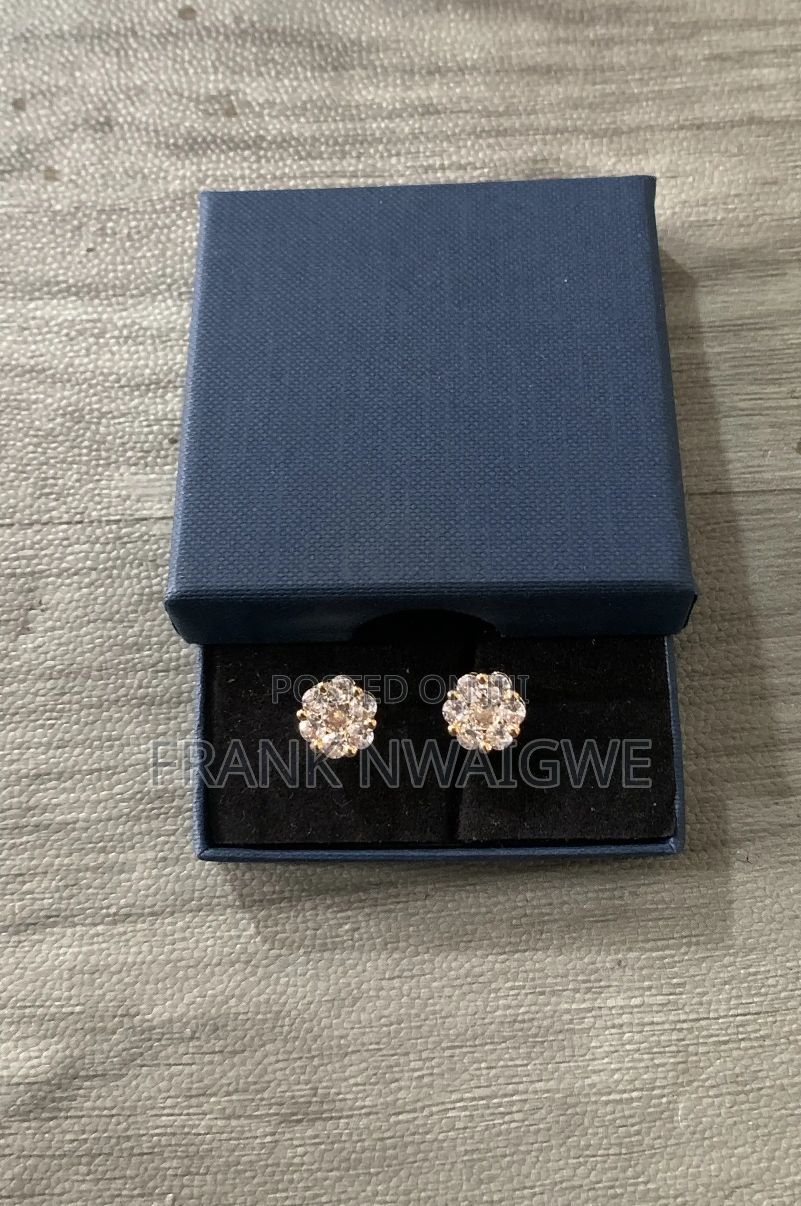 Cz Gold Earrings