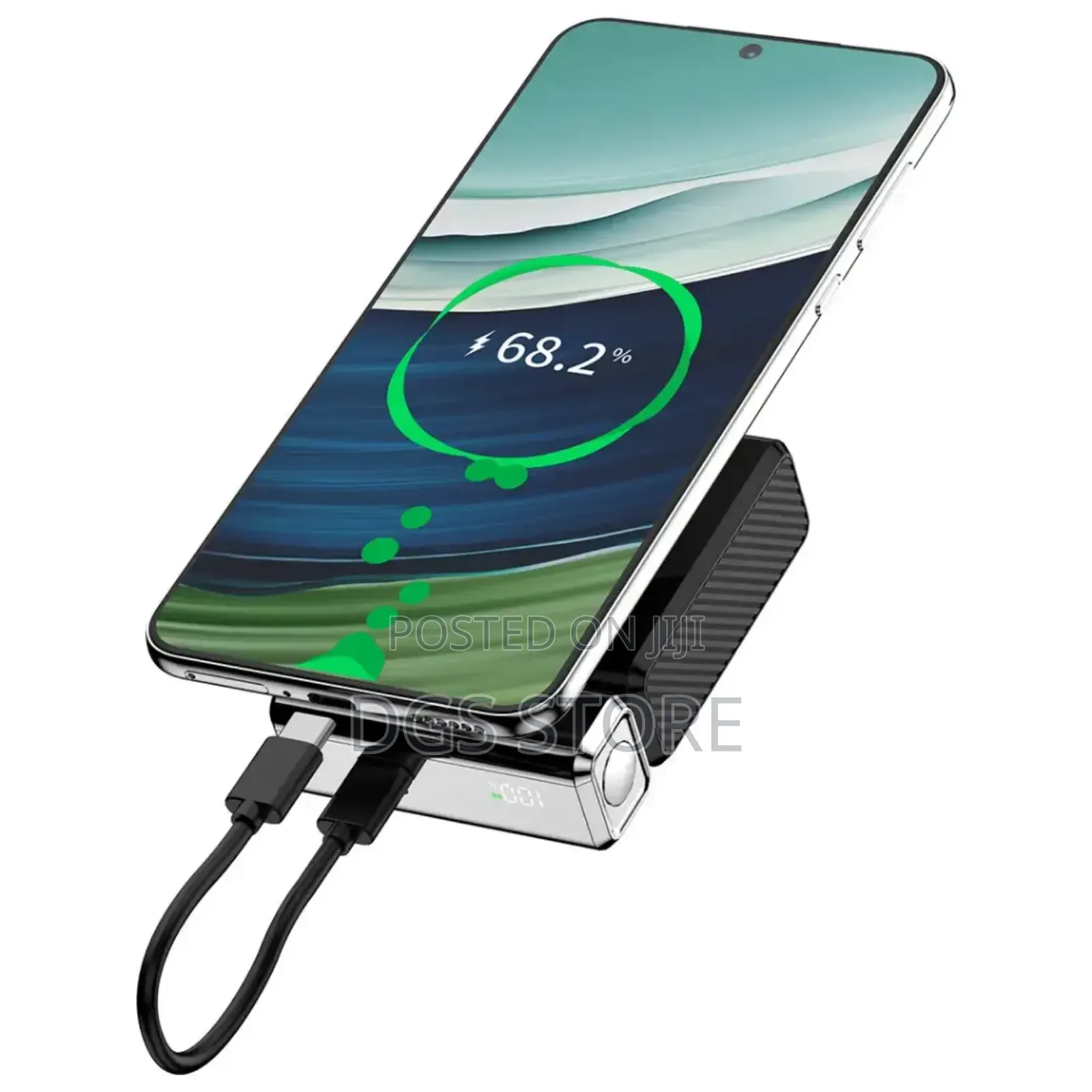 Porodo Chrome Volt 10,000mah Power Bank Led Digital Display