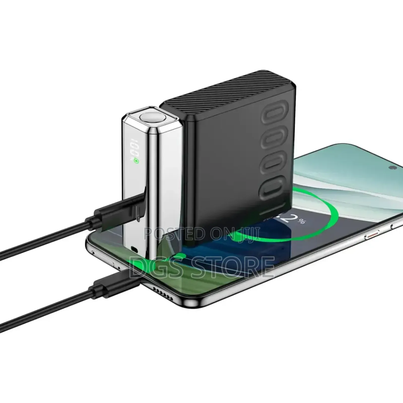 Porodo Chrome Volt 10,000mah Power Bank Led Digital Display