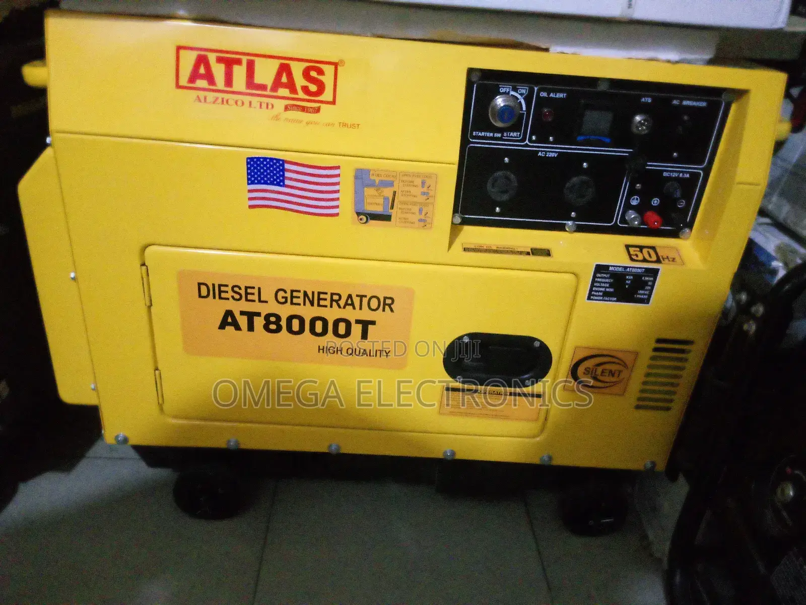 Atlsa Diesel Generator 10kva Full Copper Wire