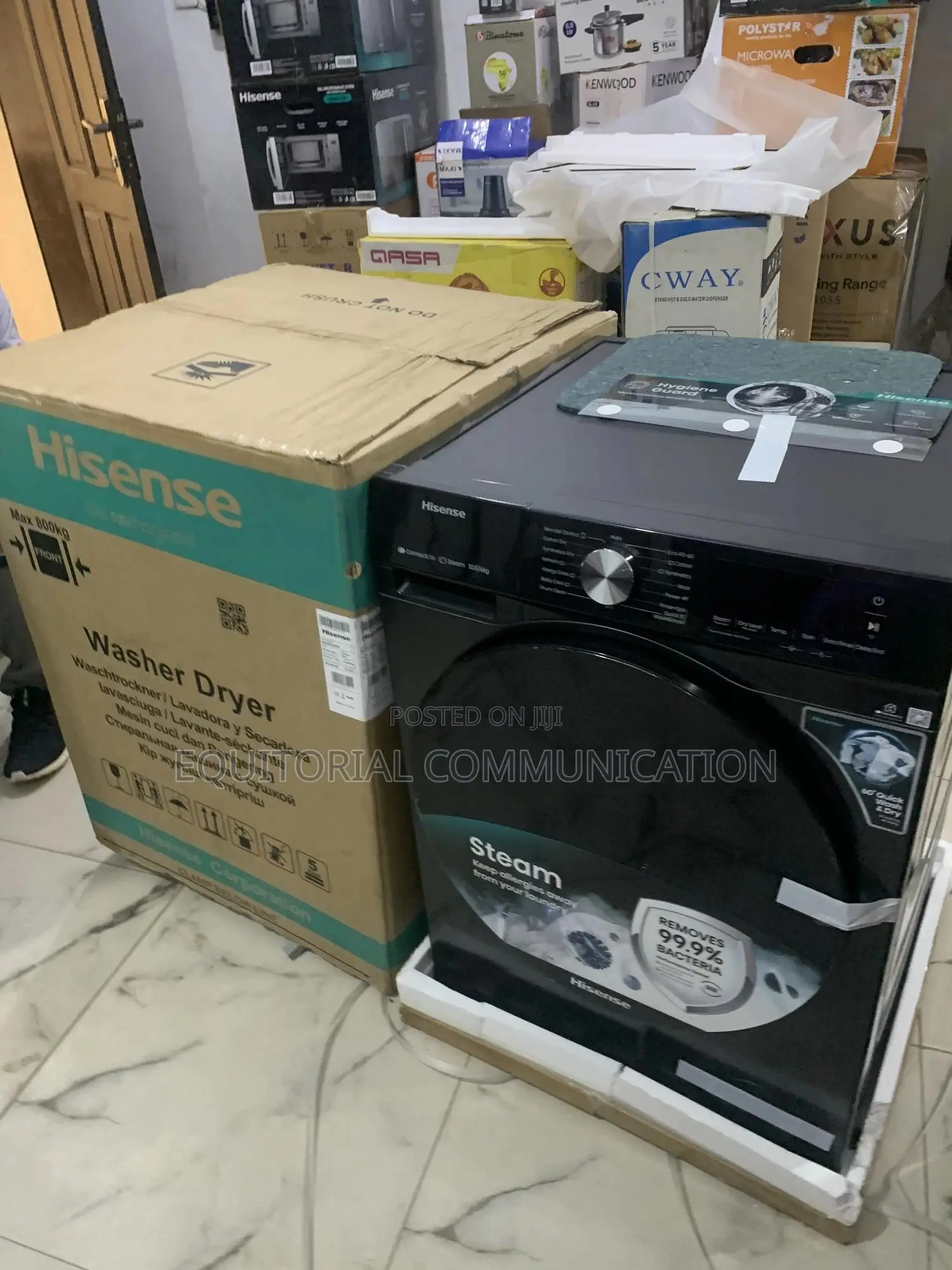 Hisense Wd3s1043bt 10.5kg Washer 6kg Dryer Combo With Inverter Motor