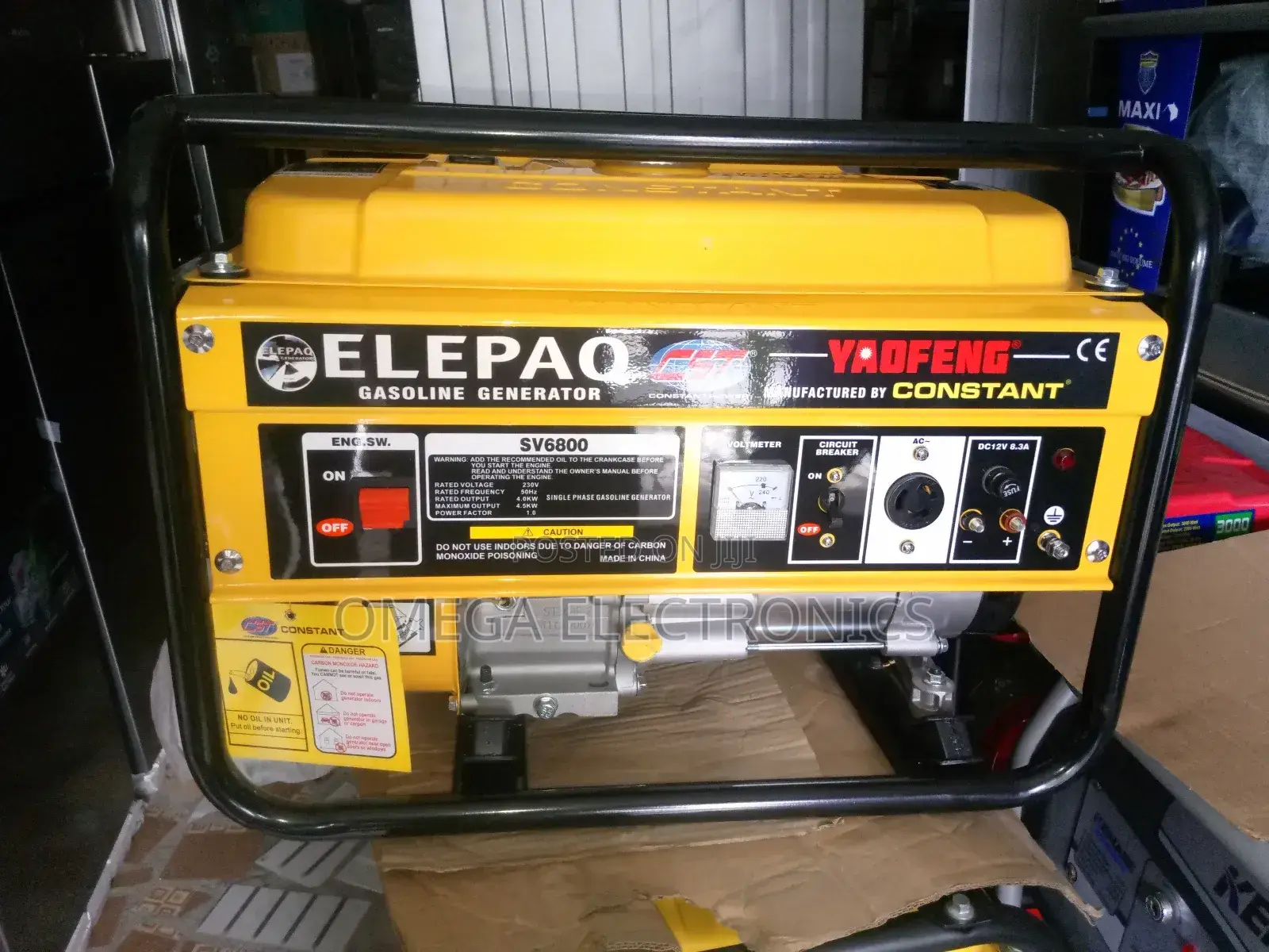 Elepaq Gasoline Generator Sv6800 Full Copper Wire