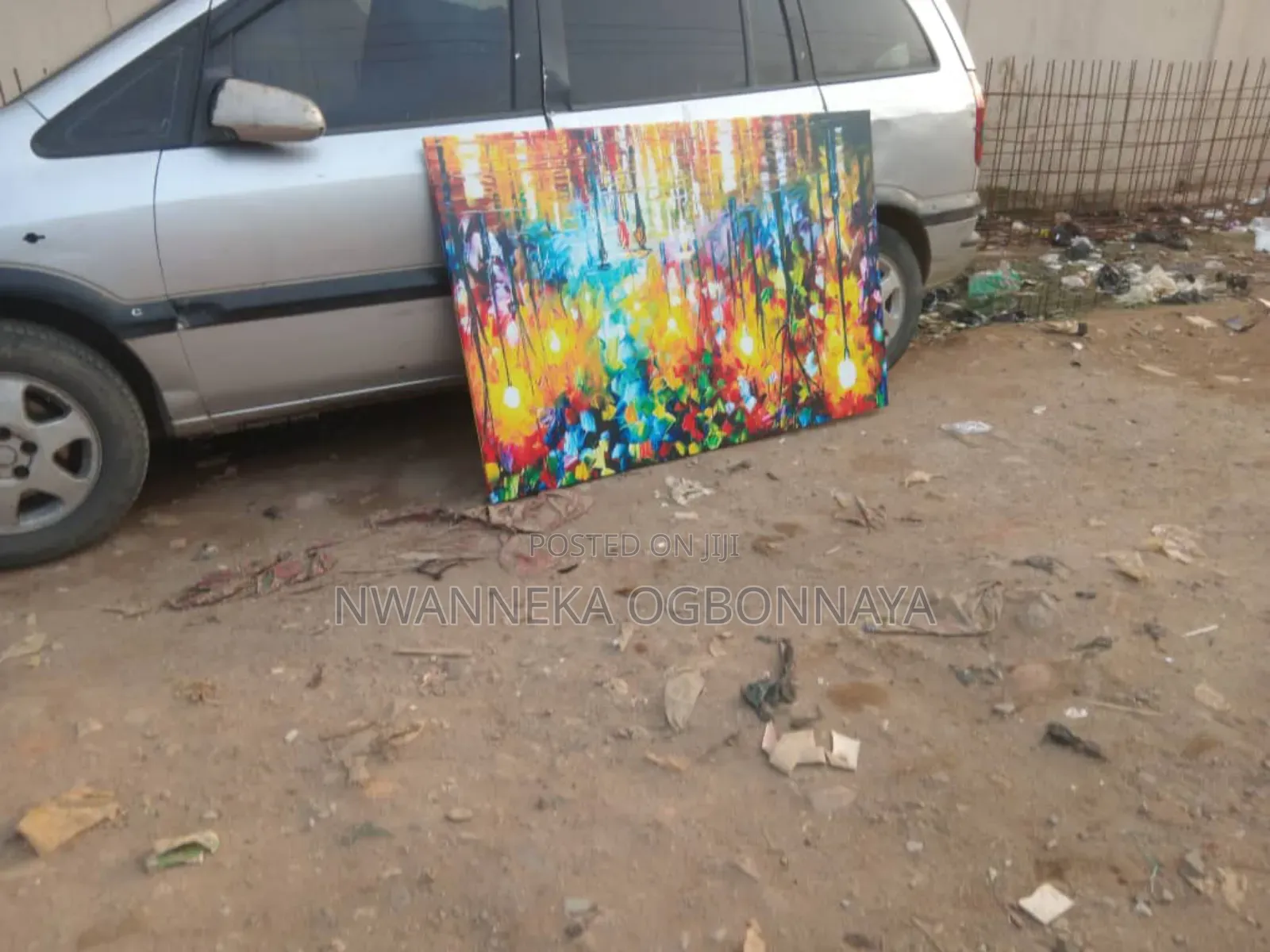 Coloring Canvas Oil Printing Abstract Frame