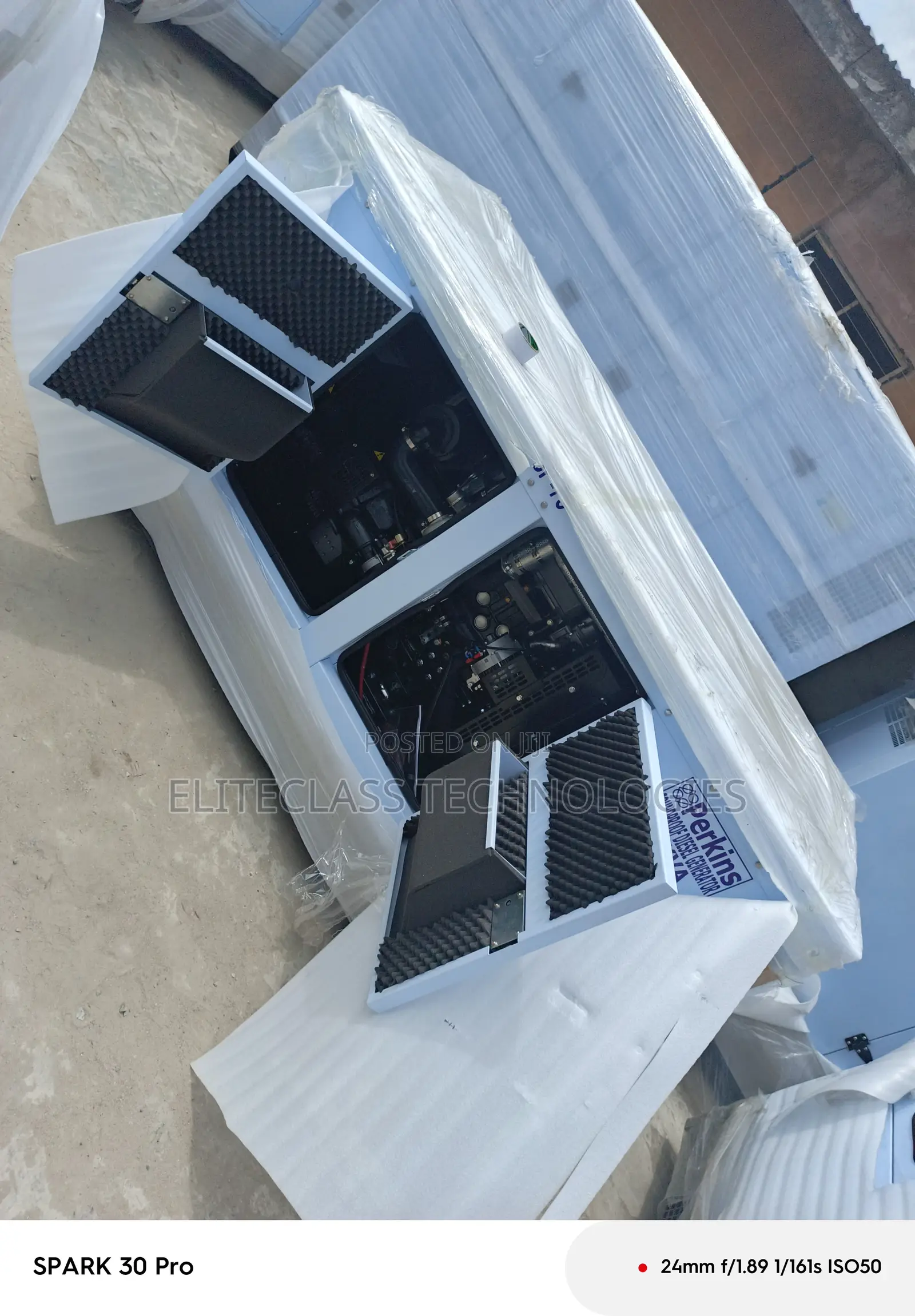 Pollution Free 75kva Perkins Soundproof Generator