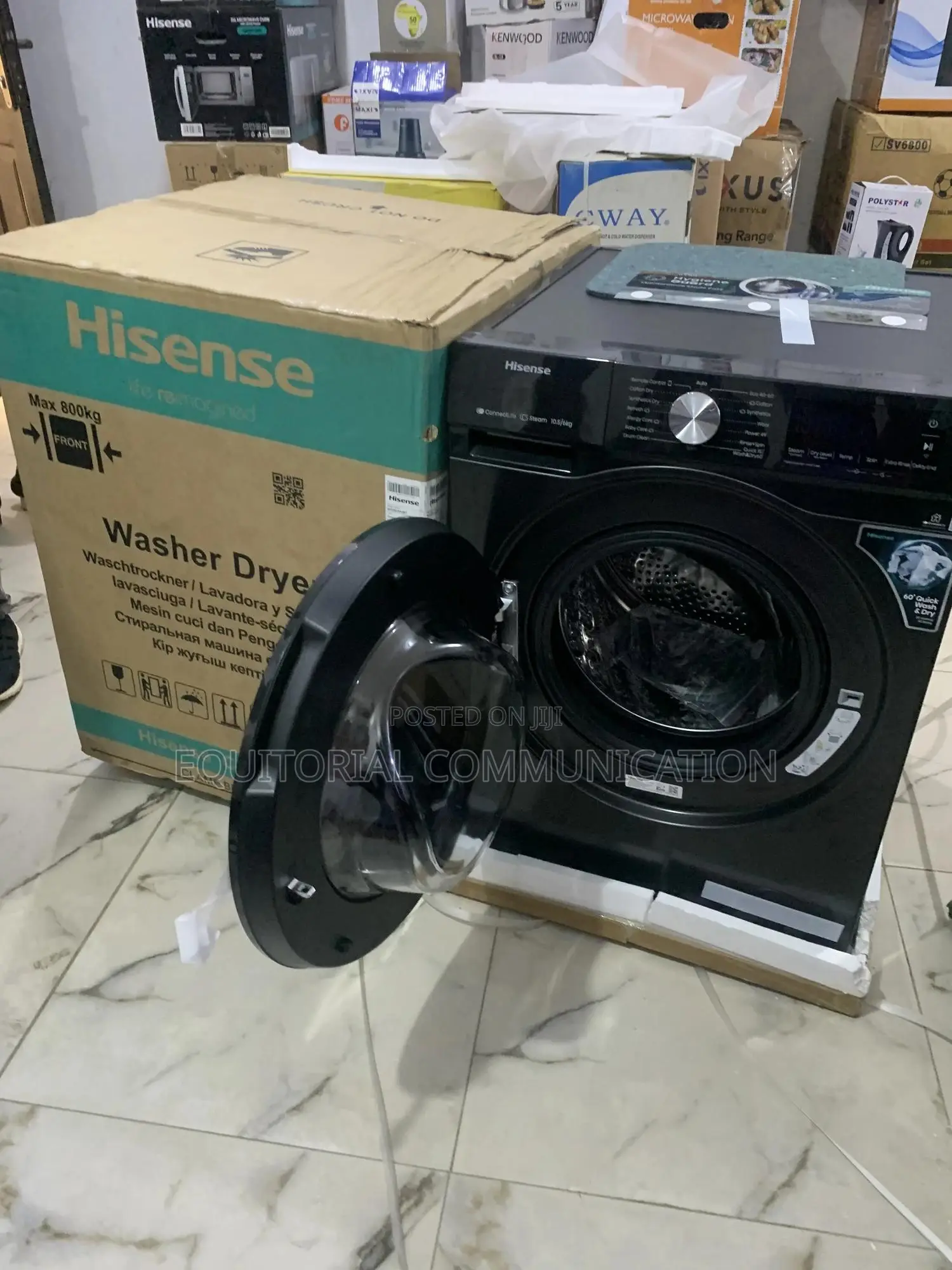 Energy-Efficient Washer Dryer With Inverter Motor – Hisense Wd3s1043bt