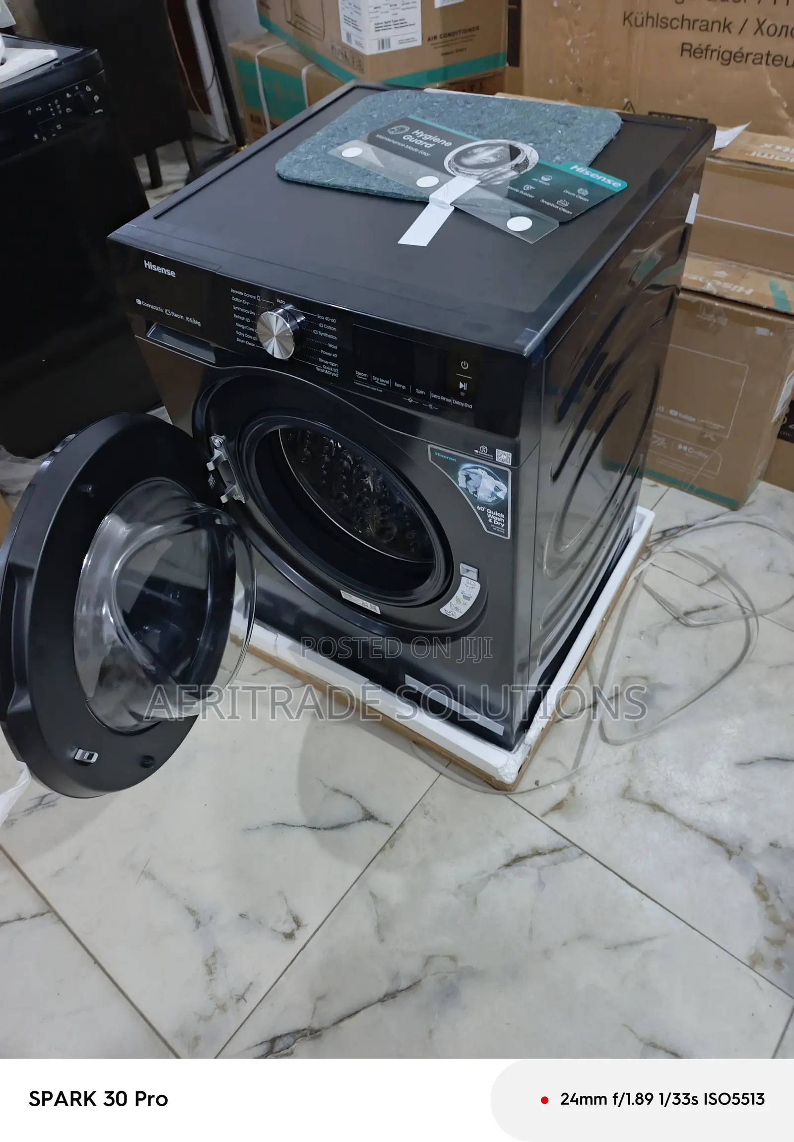 Hisense Washer-Dryer With Quick Wash Pause‐Add Feature