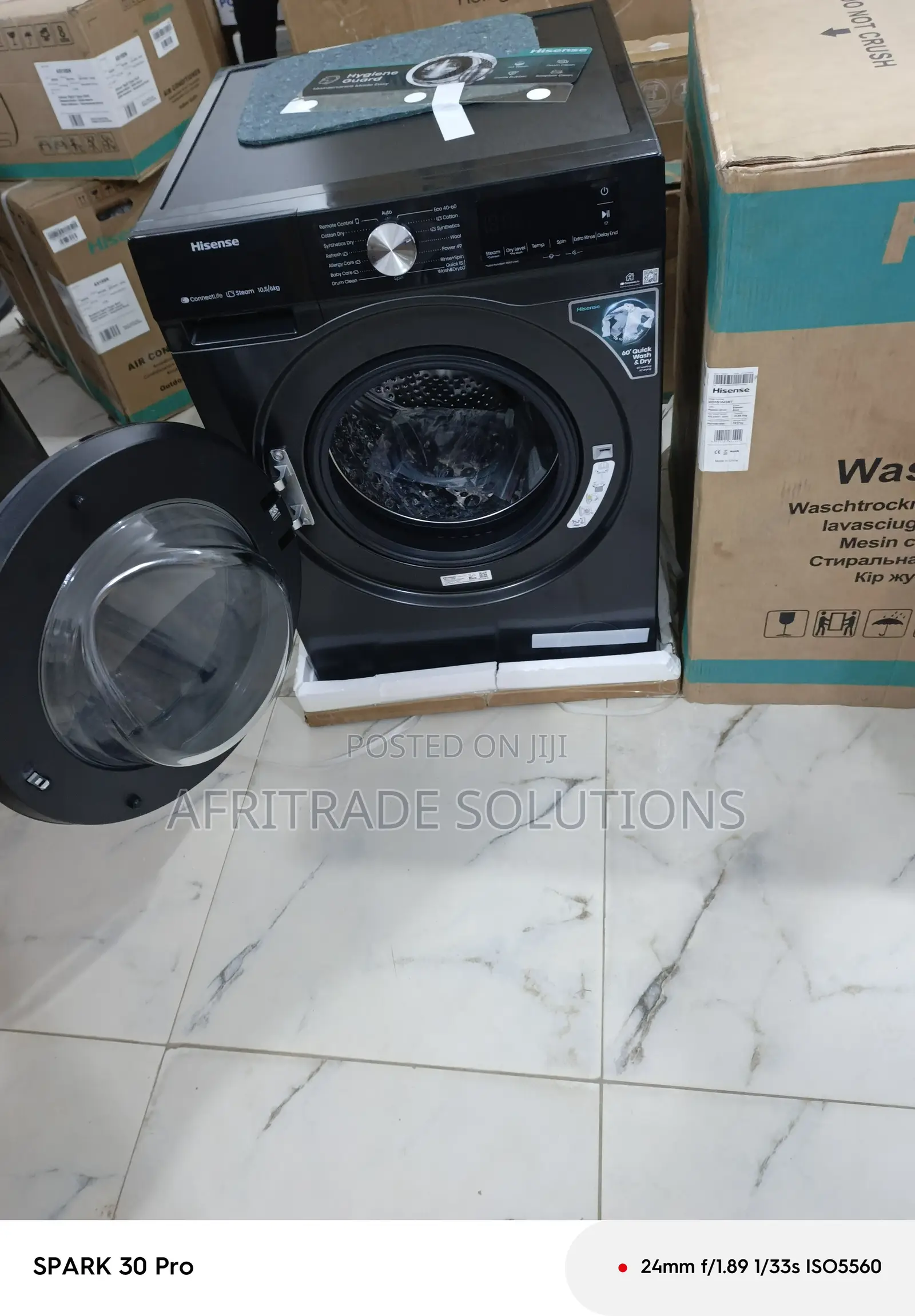 Hisense Wd3s1043bt Wash Dry– Ideal for Families, Bed Linen Towels