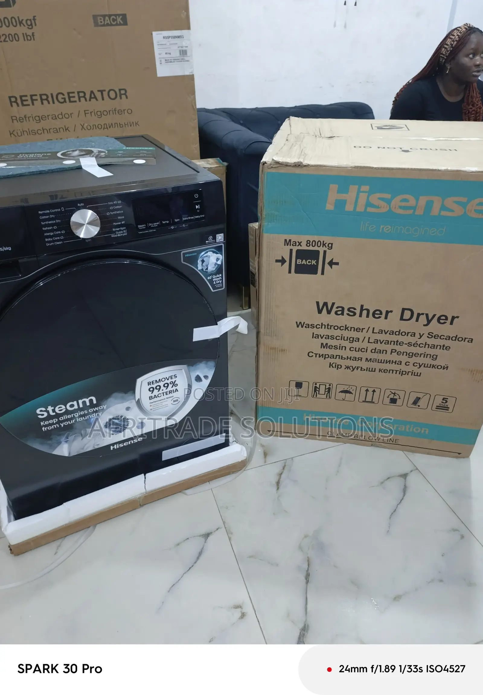 Hisense All‐In‐One Laundry Machine – Save Time Space