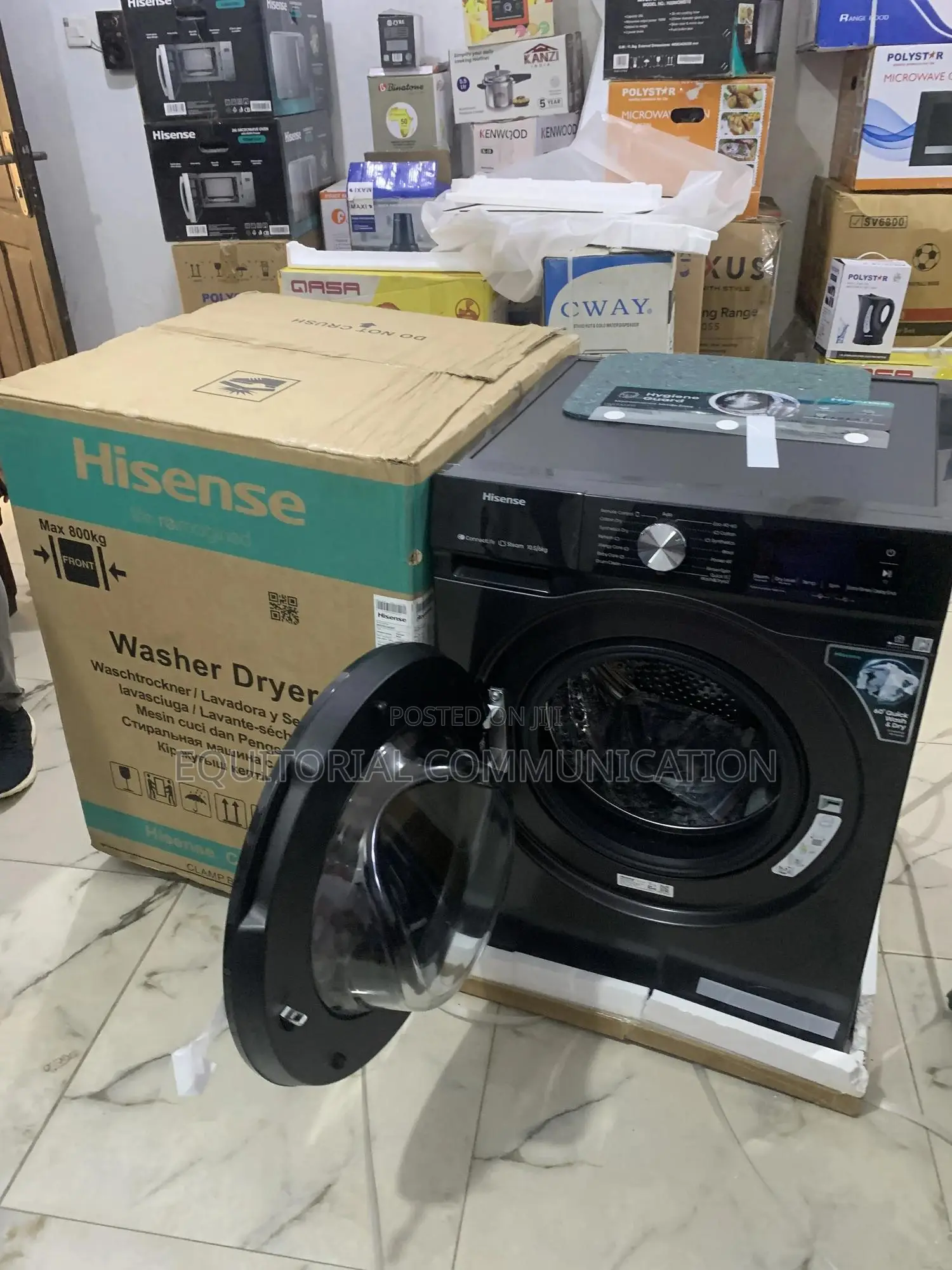 Hisense Wd3s1043bt–10.5kg/6kg Washer Dryer With Inverter Motor