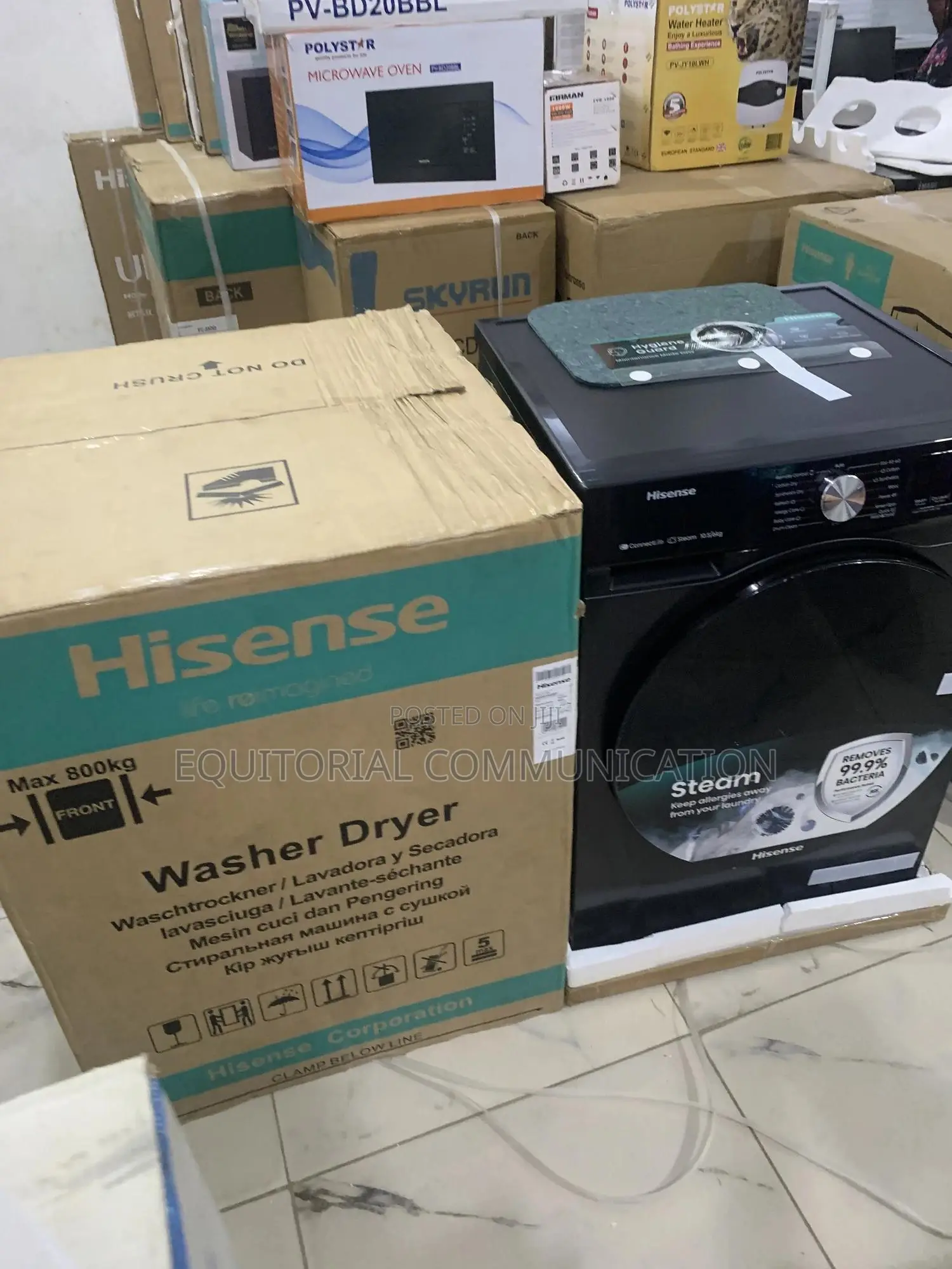 Smart Front Loader Washer Dryer – Hisense 10.5kg Wd3s1043bt