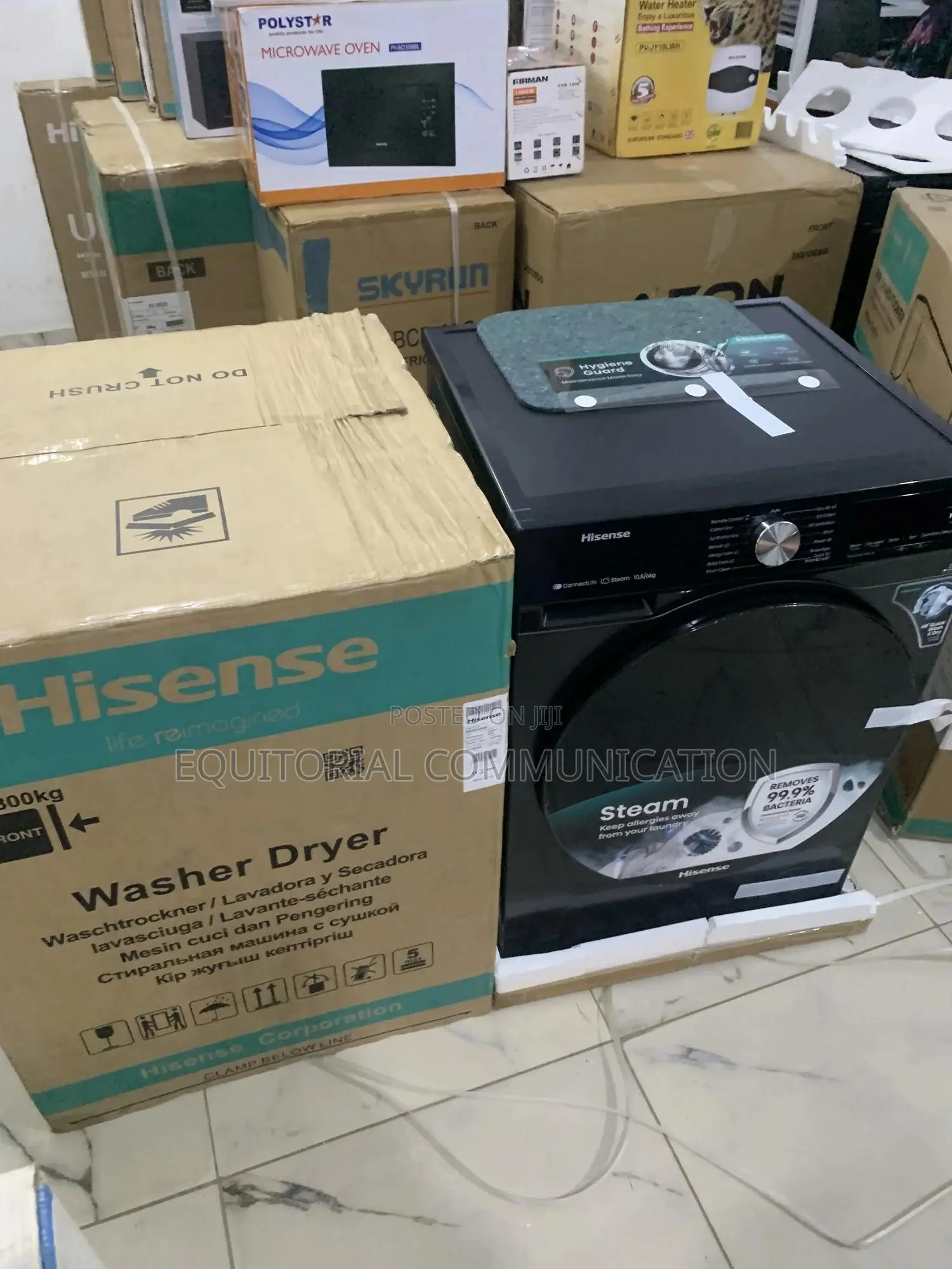 Hisense 10.5/6kg Combo Washer Dryer: Clean Clothes, No Hassle