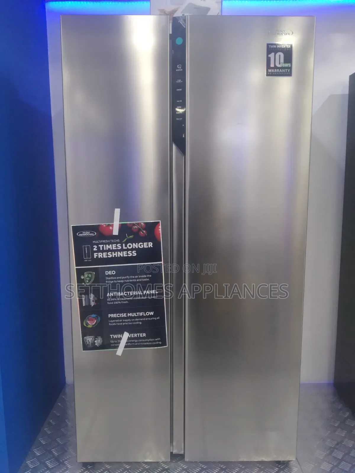 540l Grey Color N Haier Thermocool Refrigerator