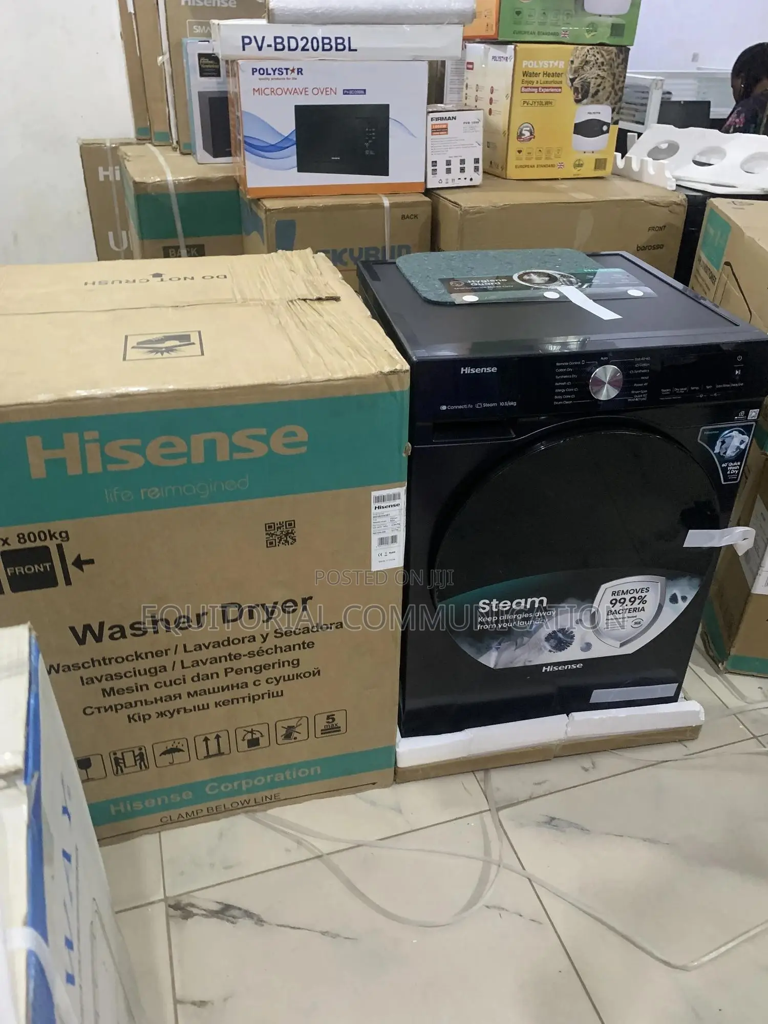 Laundry Day, Simplified – Hisense 10.5/6kg Washer Dryer Combo