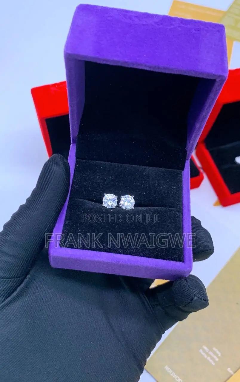 1 Ct Moissanite Premium Earrings
