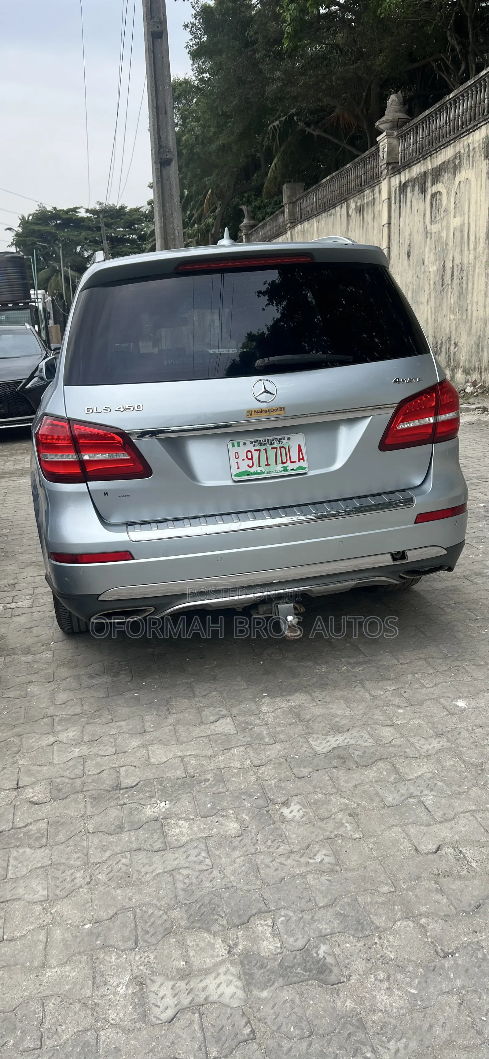 Mercedes-Benz GLS-Class GLS450 4Matic 2017 Silver