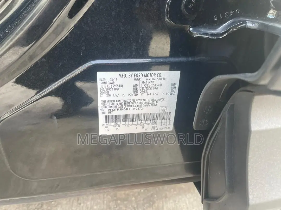 Ford Edge Titanium 4dr SUV AWD (2.0L 4cyl Turbo 6A) 2015 Black