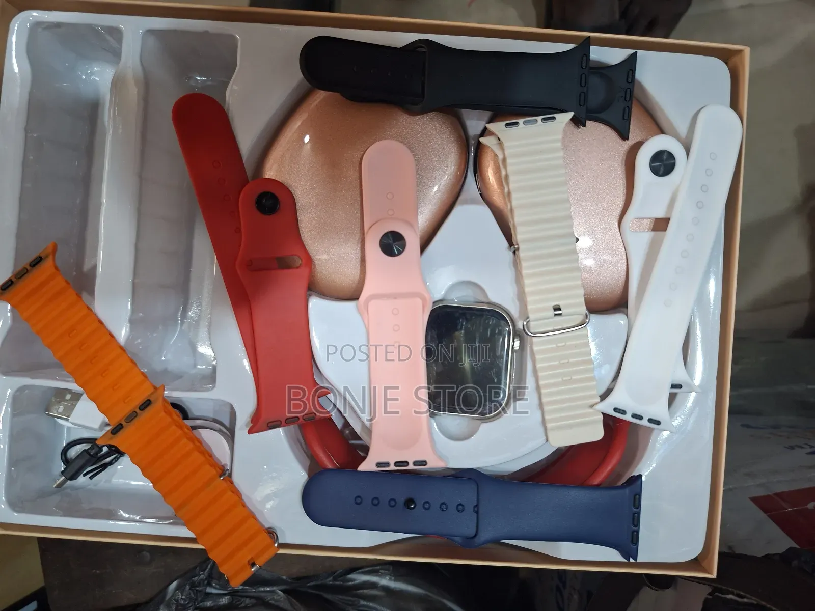 P9 Series 10 Smart Watch With 7 Strap and Head Set
