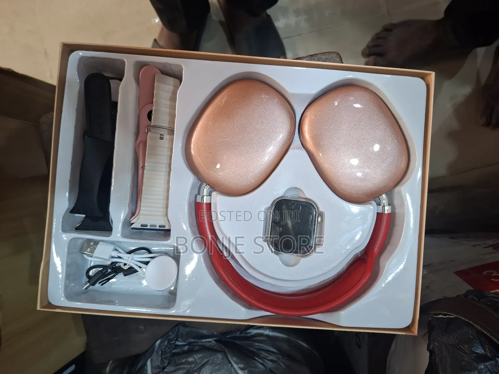 P9 Series 10 Smart Watch With 7 Strap and Head Set