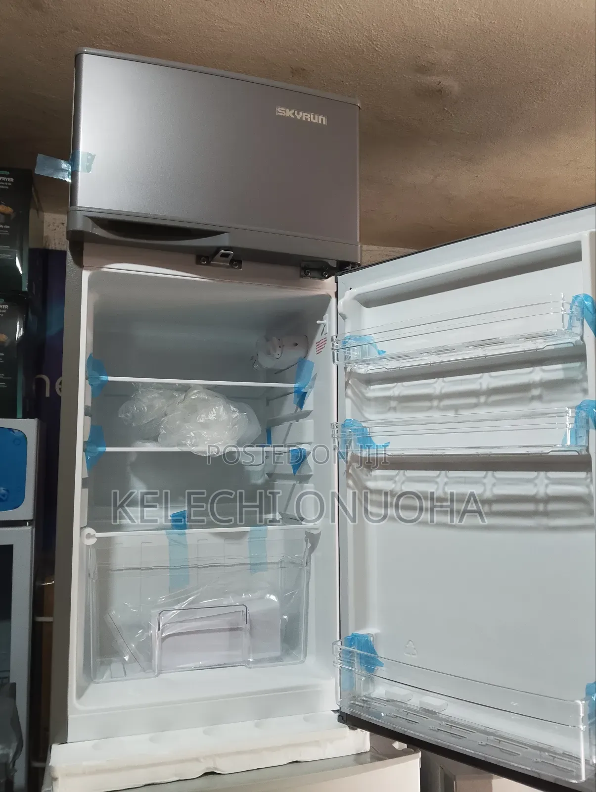 Skyrun Low Voltage Double Door Fridge